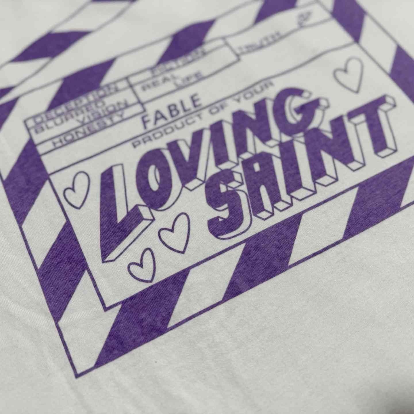 Saint Michael I Love Saint Cotton-Jersey T-Shirt - White - DesignerGu