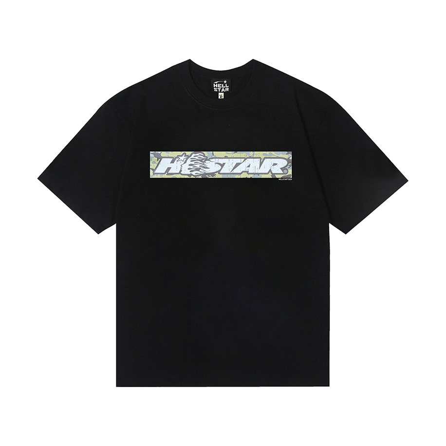Hellstar Box Logo T-Shirt  - DesignerGu
