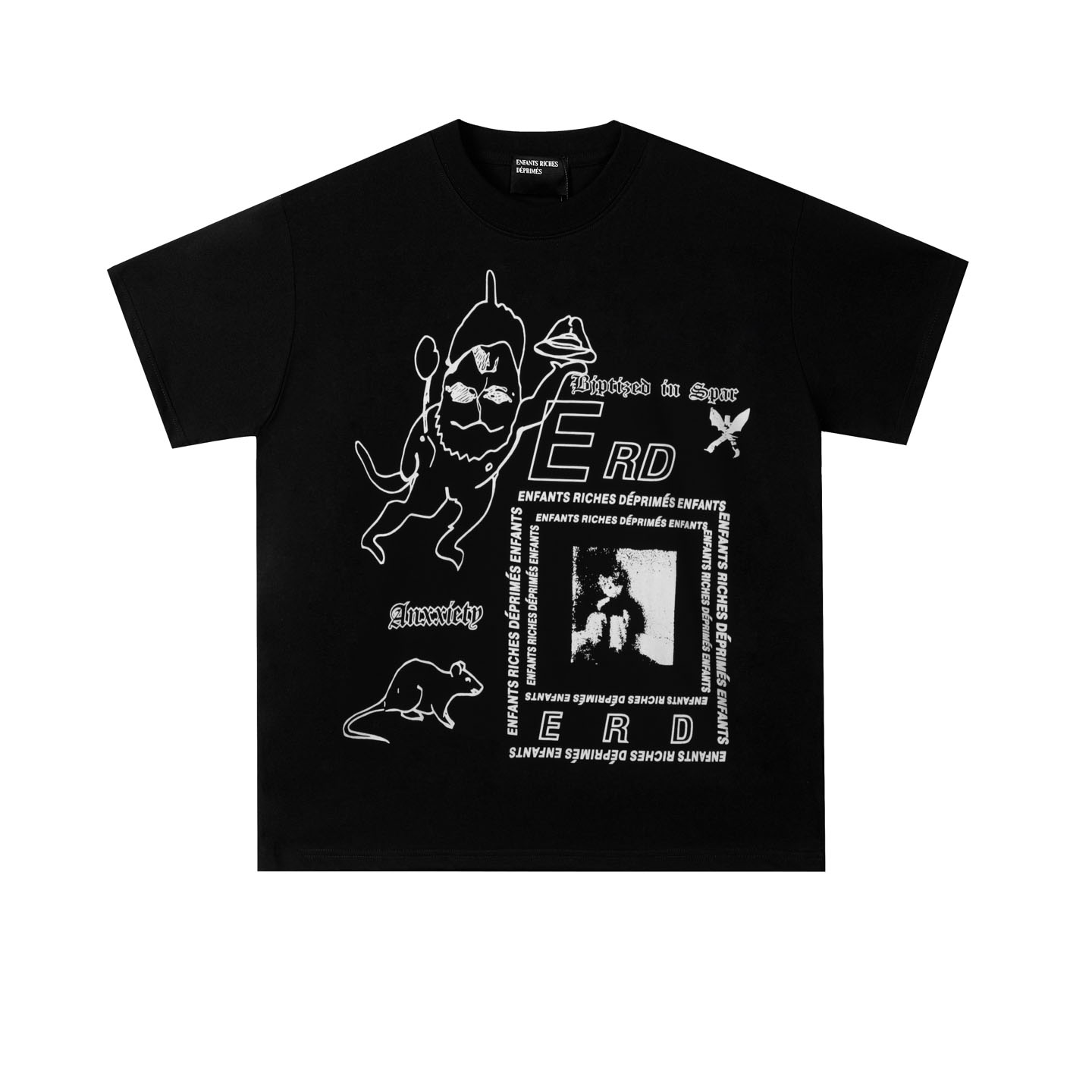 Enfants Riches Déprimés Hanuman T-Shirt 'Black' - DesignerGu