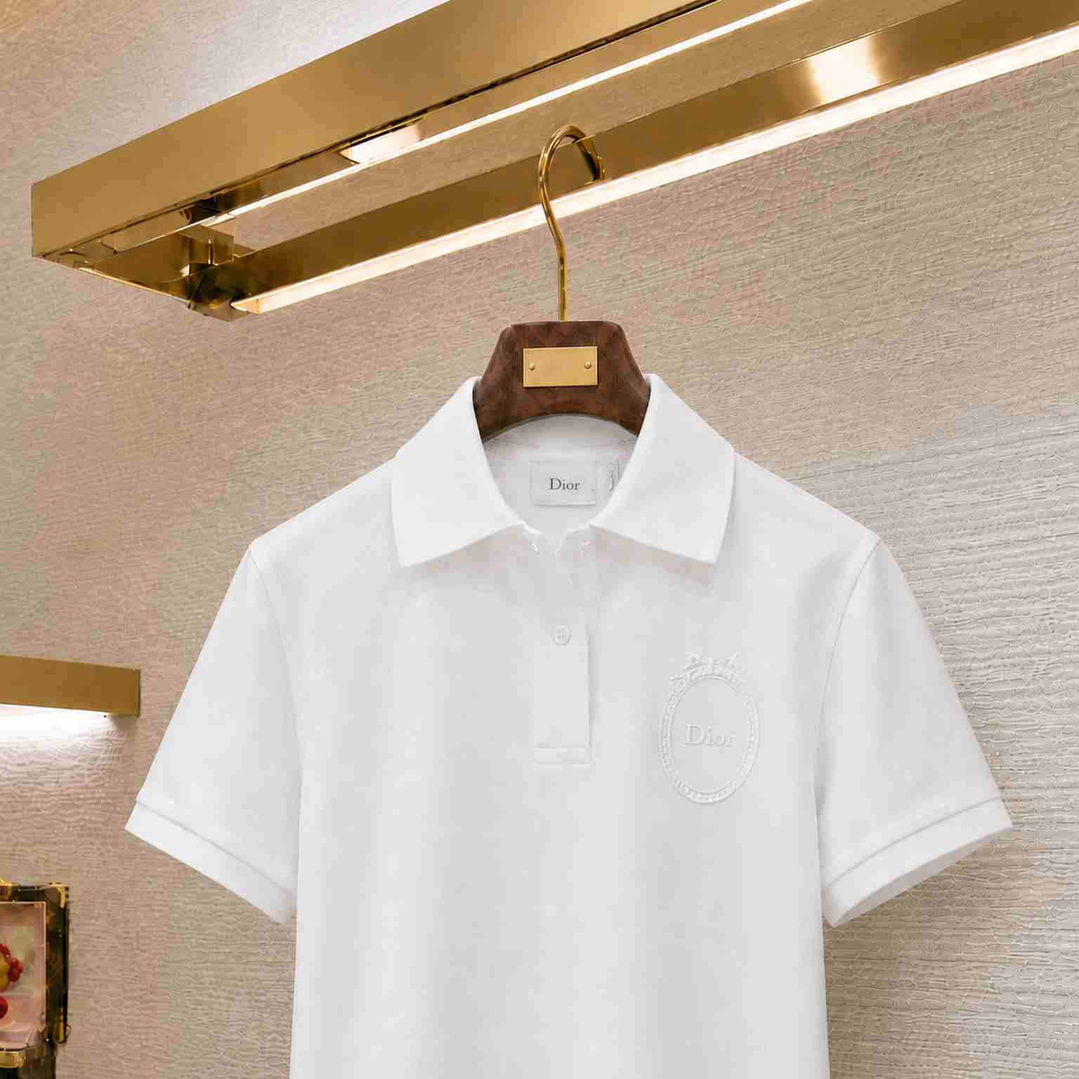 Dior Médaillon Embroidered Polo Shirt - DesignerGu