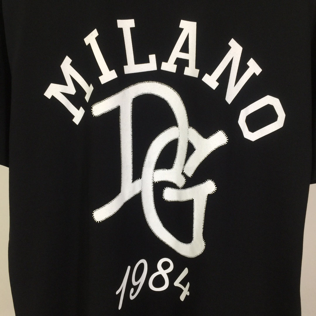 Dolce & Gabbana T-shirt With DG Logo Embroidery - DesignerGu
