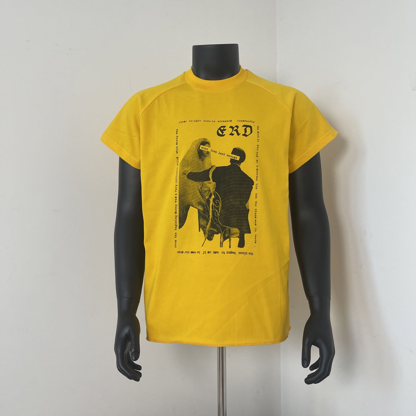 Enfants Riches Déprimés  Love Isn’t Enough Mock Neck T-Shirt  - DesignerGu