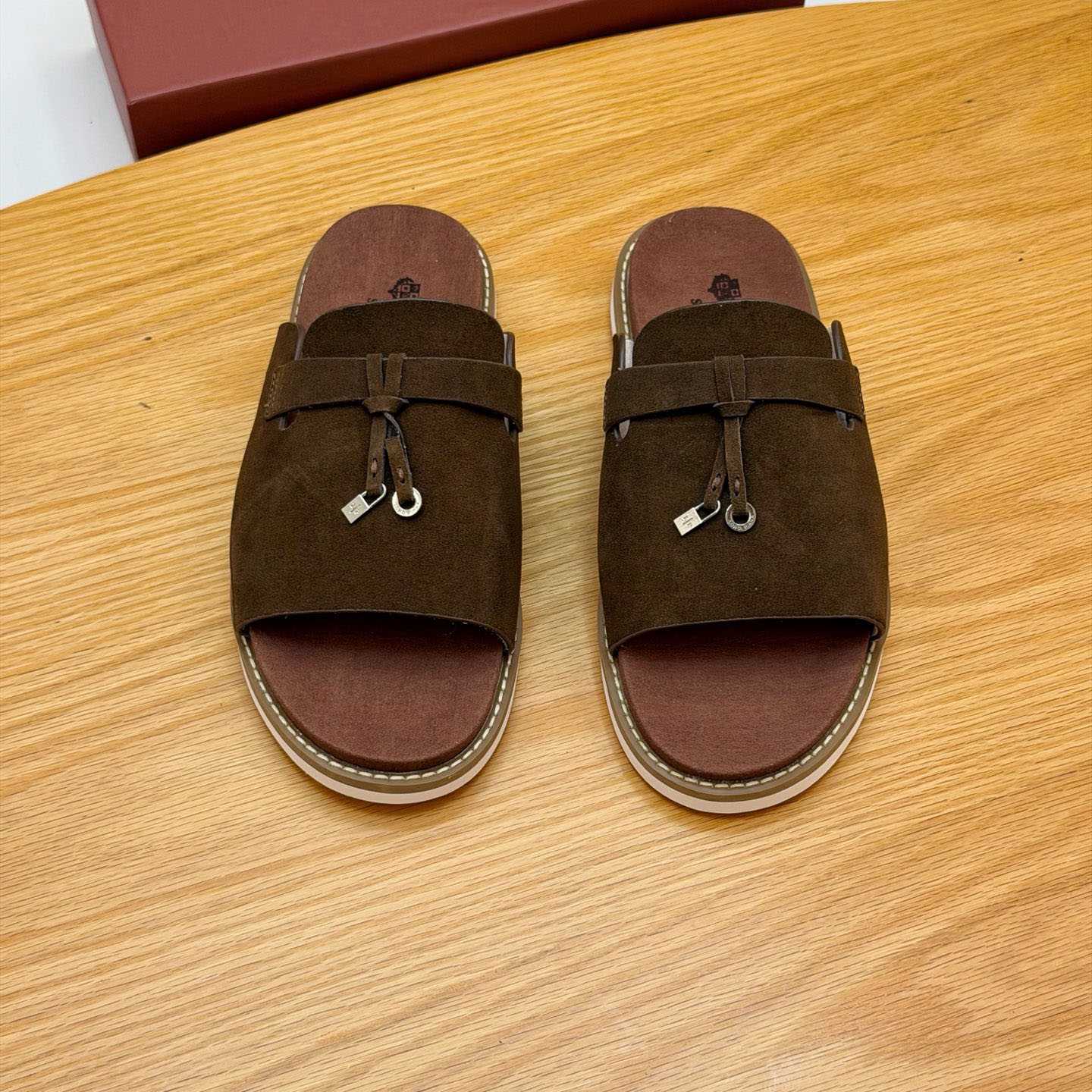 Loro Piana "Summer Walk" Slide Sandal - DesignerGu
