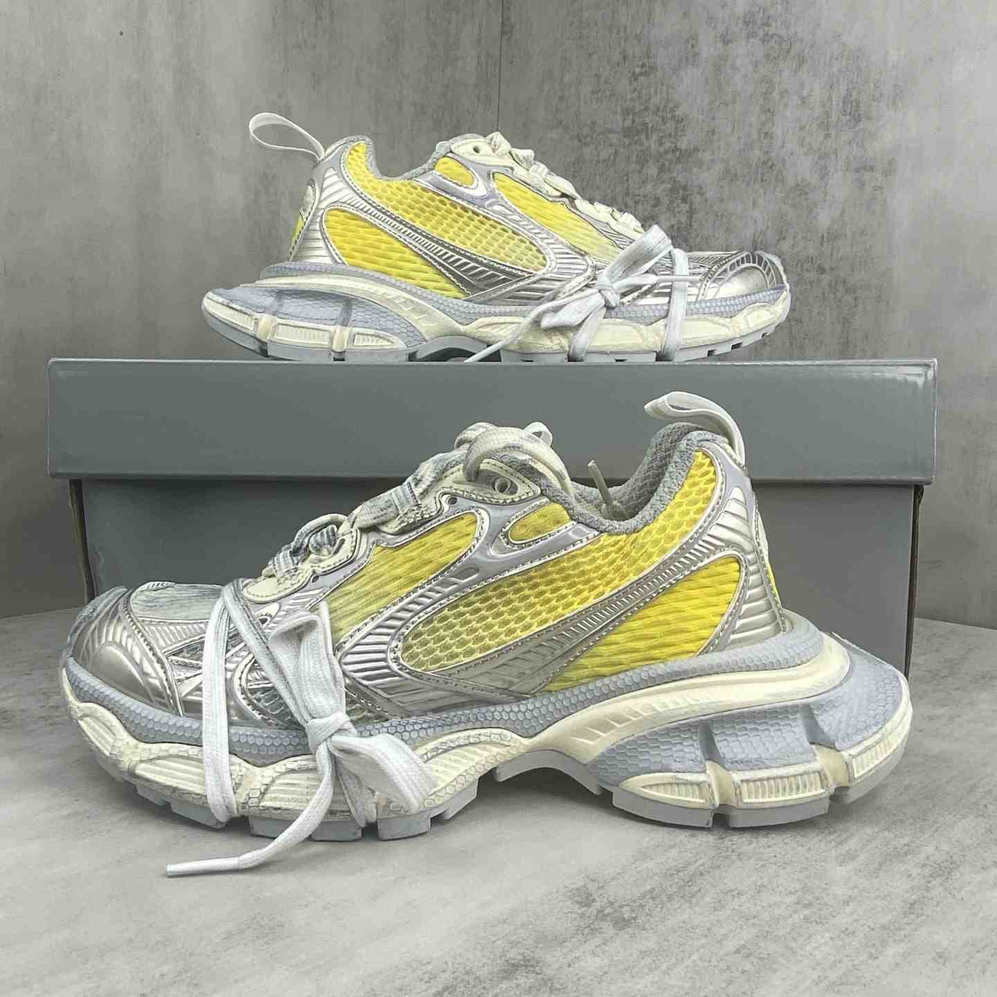Balenciaga 3Xl Sneaker 'Grey Yellow' - DesignerGu