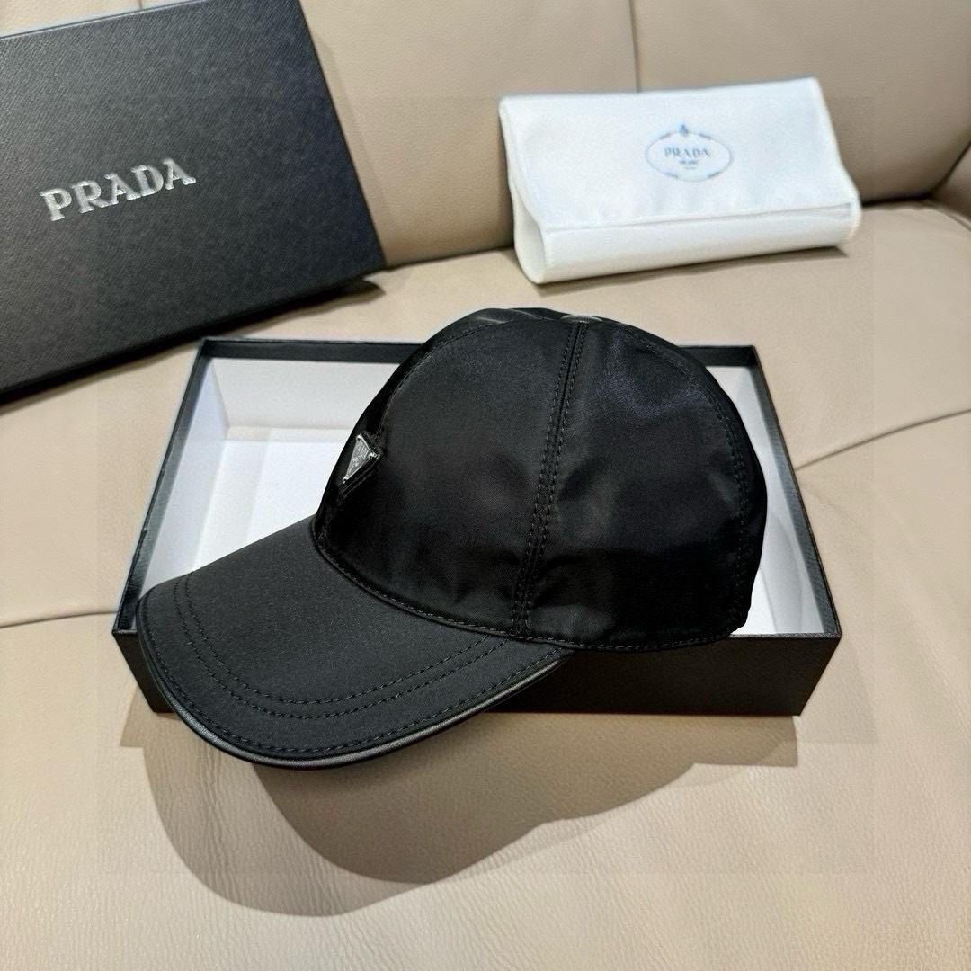 Prada Re-Nylon Baseball Cap - DesignerGu