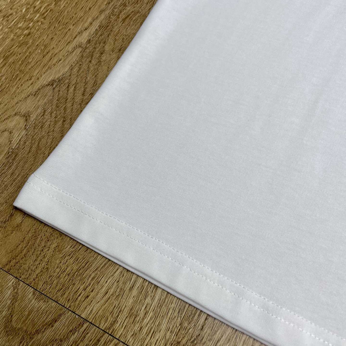 Casablanca White & Mint L'Arche Short Sleeve T‑Shirt C1161 - DesignerGu