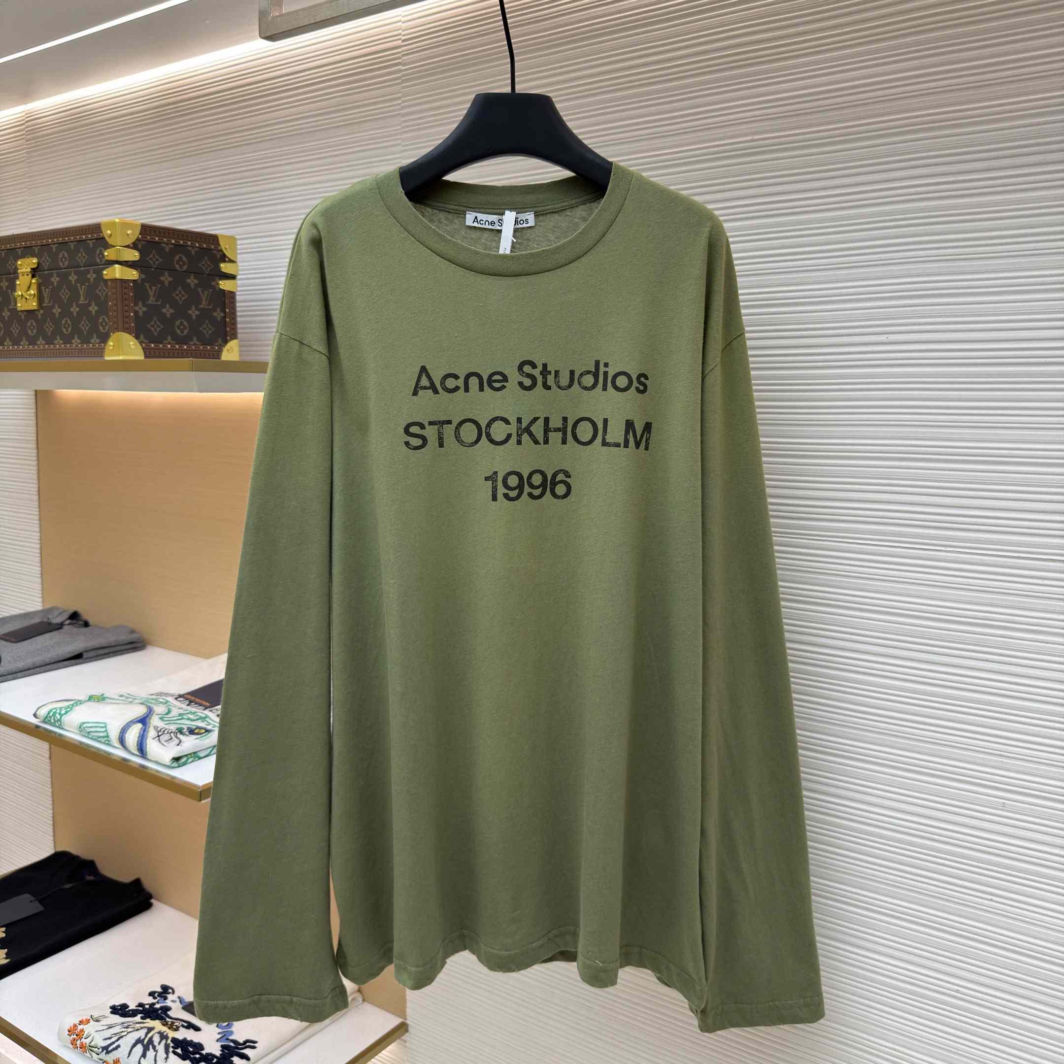Acne Studios Sprayed 1996 Logo T-shirt - DesignerGu