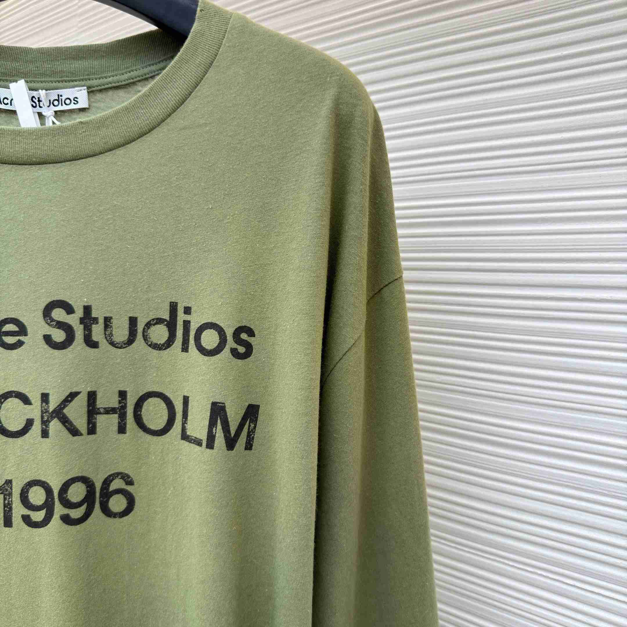 Acne Studios Sprayed 1996 Logo T-shirt - DesignerGu