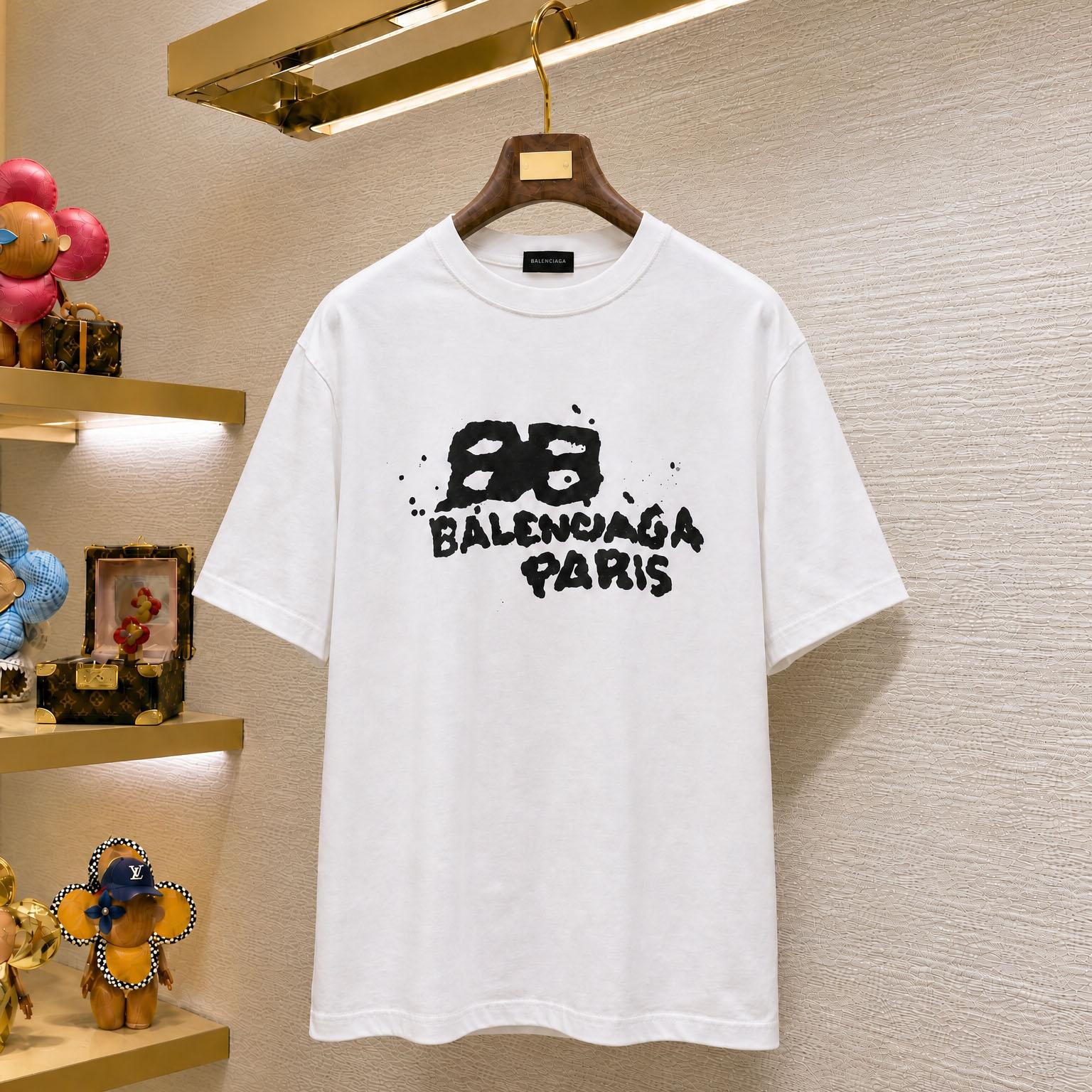 Balenciaga Balenciaga Medium Fit T-Shirt 'White' - DesignerGu
