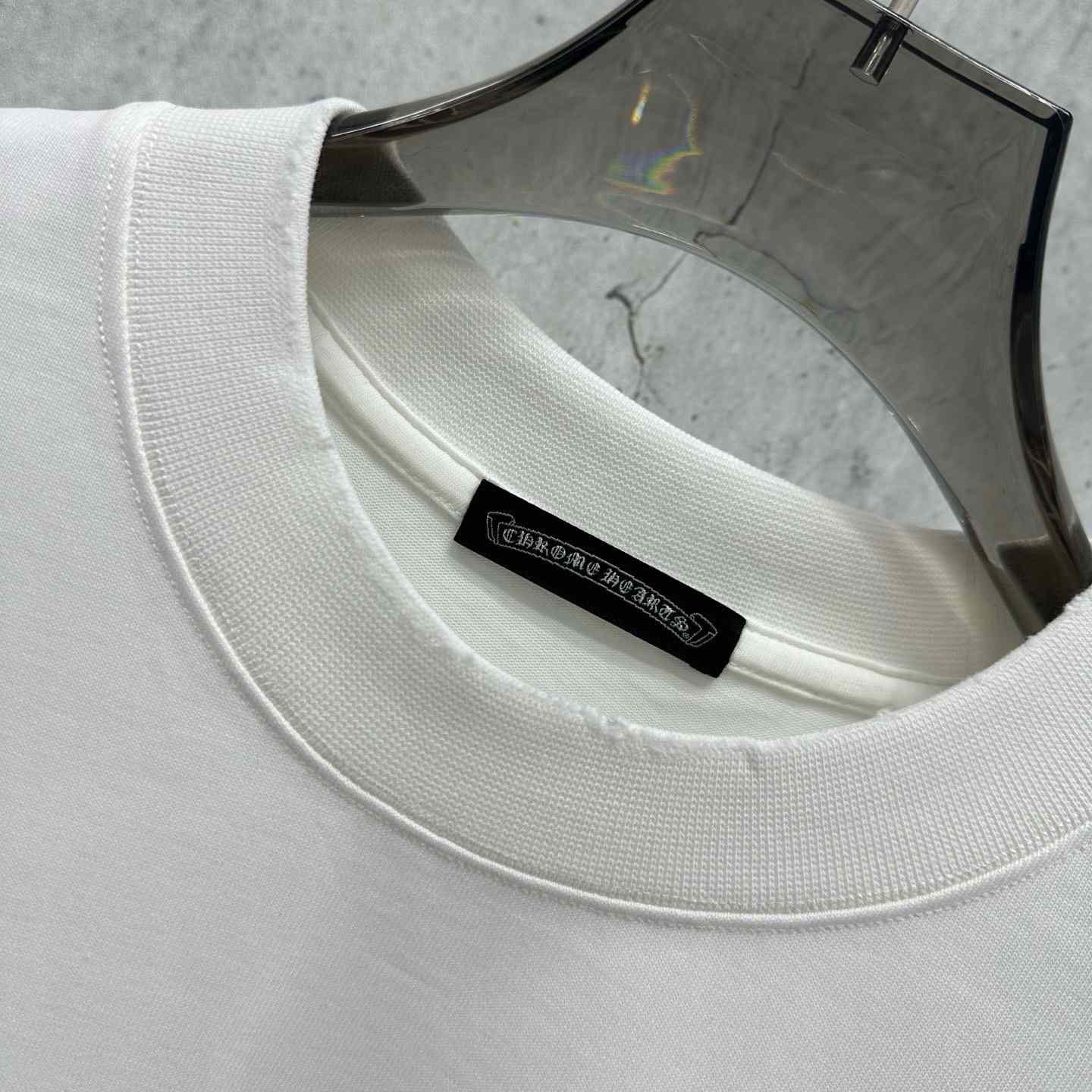 Chrome Hearts  Embroidered Sanskrit Cross T-Shirt 'White' - DesignerGu