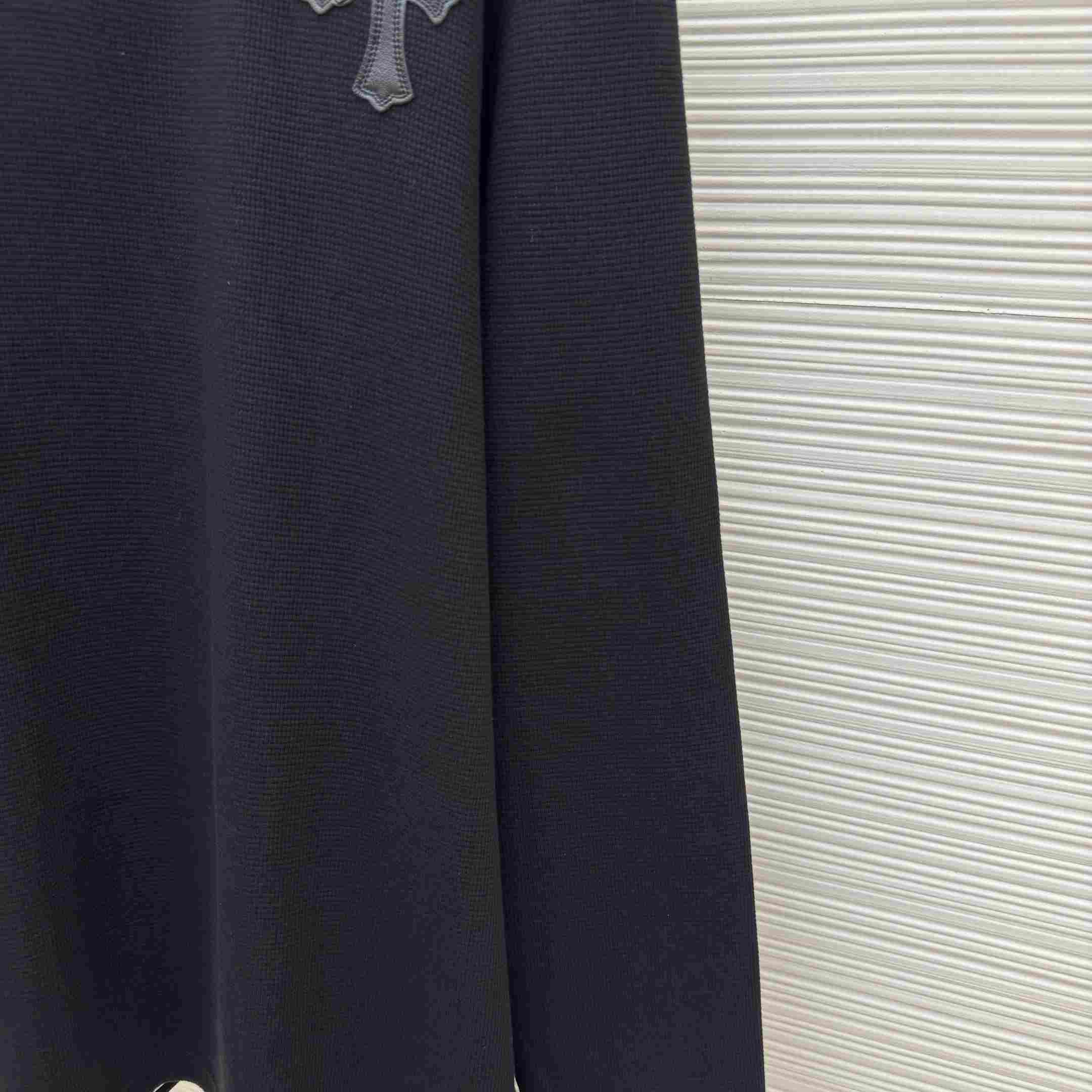 Chrome Hearts Waffle Henley Collar Long Sleeves - DesignerGu