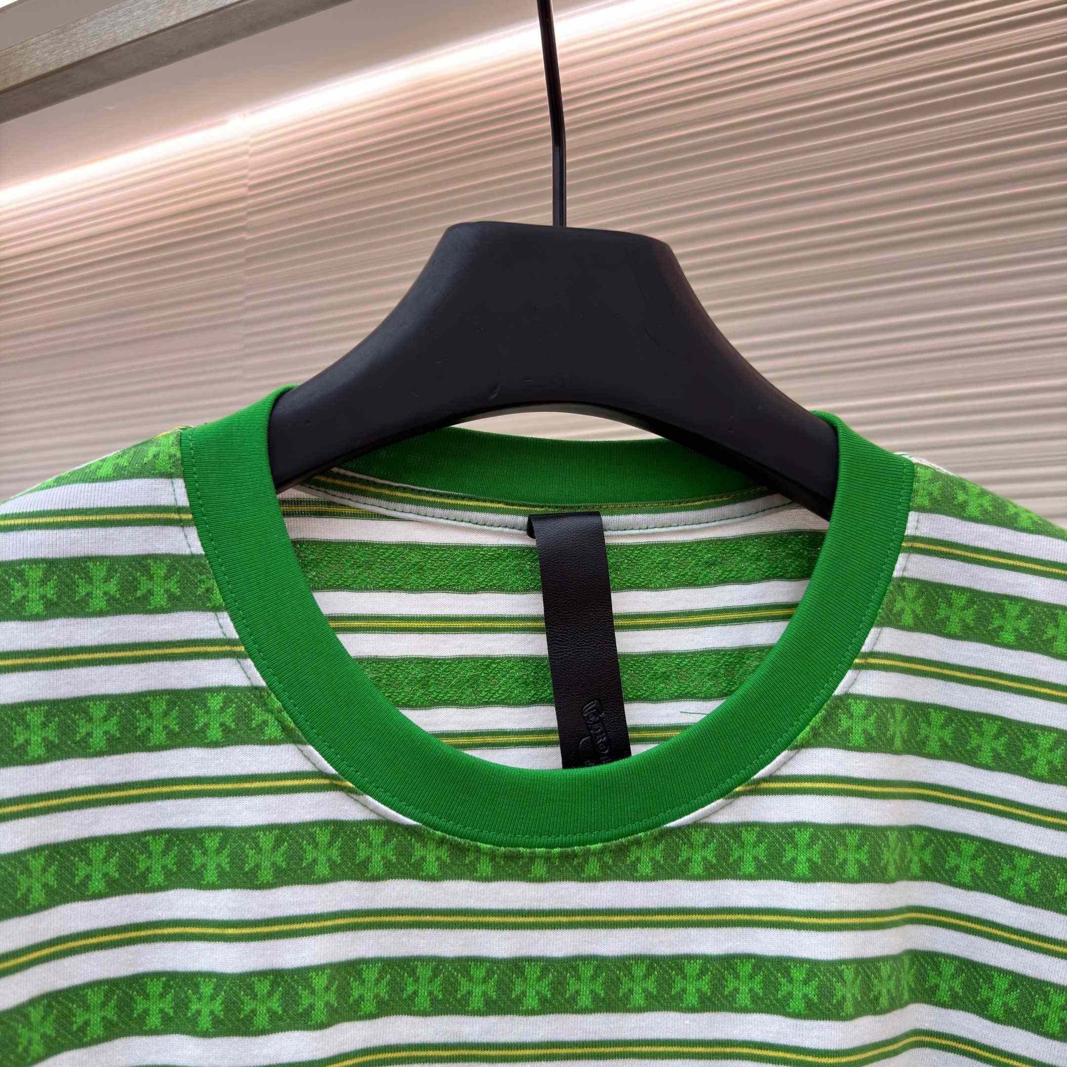 Chrome Hearts Stripe Logo Tee  - DesignerGu