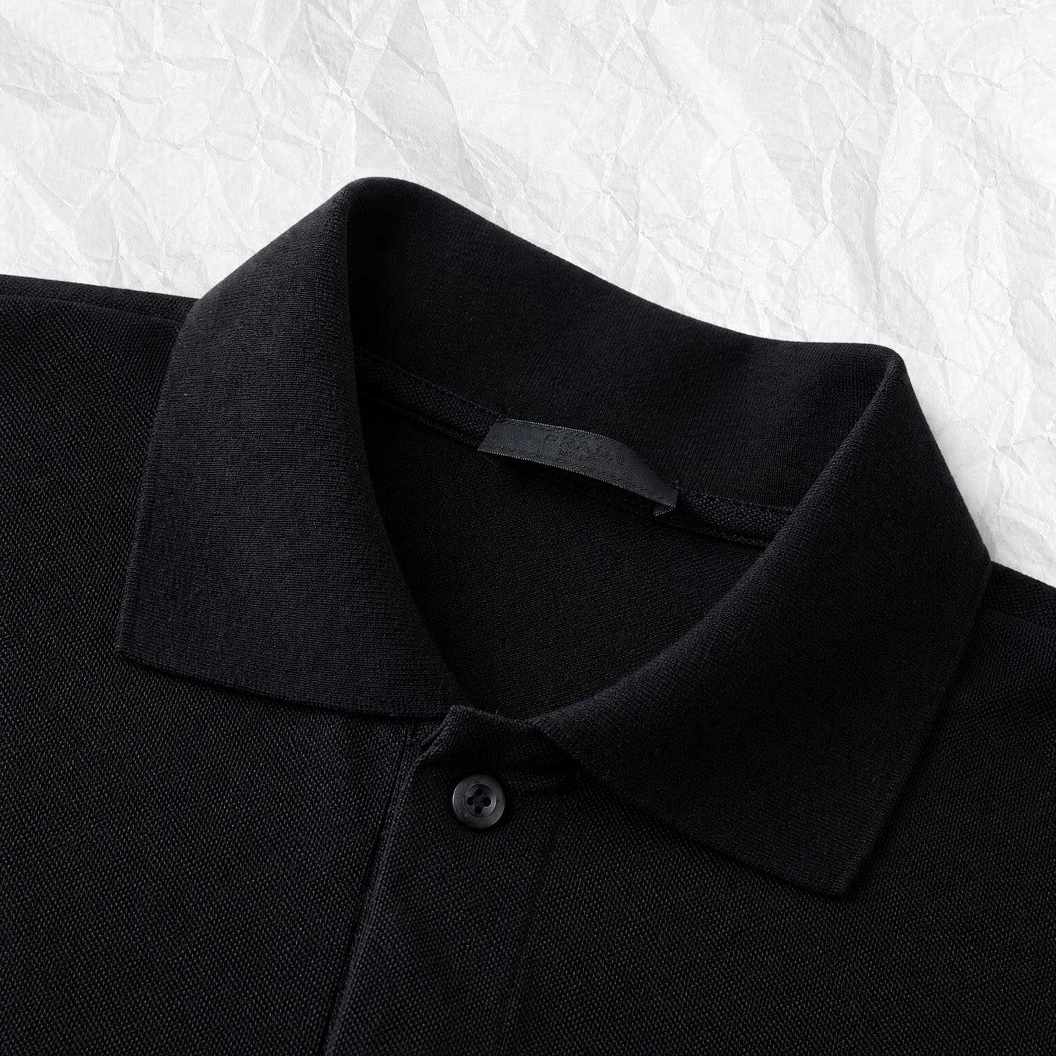 Prada Piqué Polo Shirt - DesignerGu