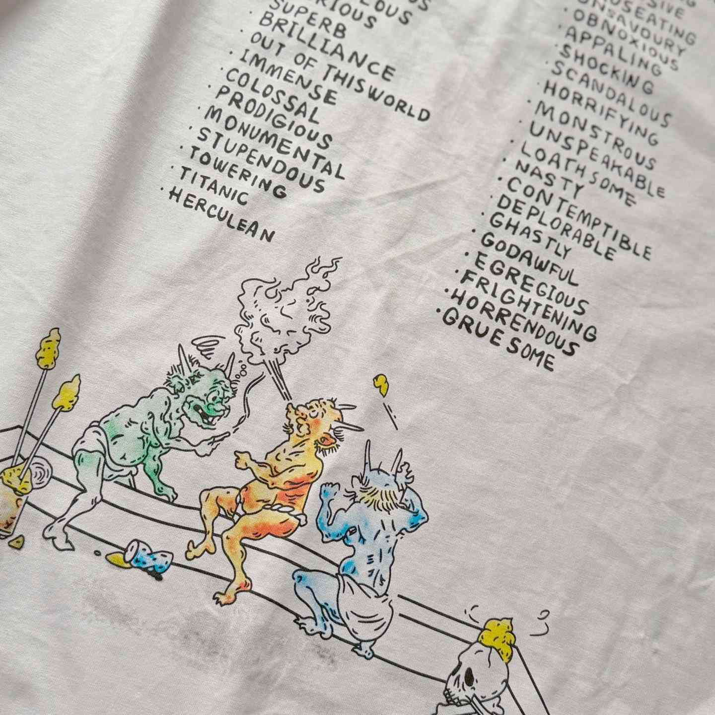 Saint Michael Saint Wet Short-Sleeve T-Shirt 'White' - DesignerGu