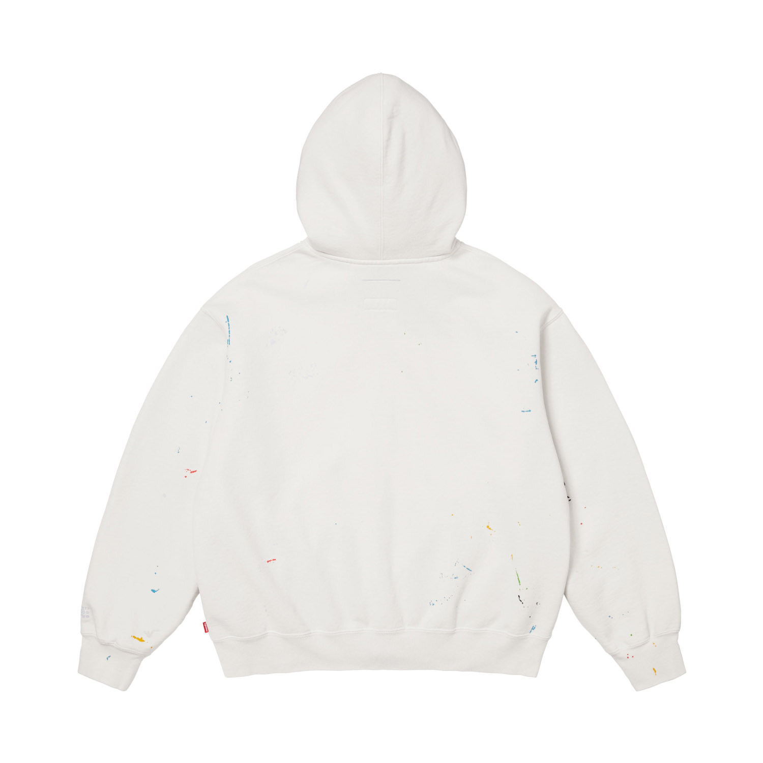 Supreme x MM6 Maison Margiela Box Logo Zip Up Hooded Sweatshirt 'White' - DesignerGu