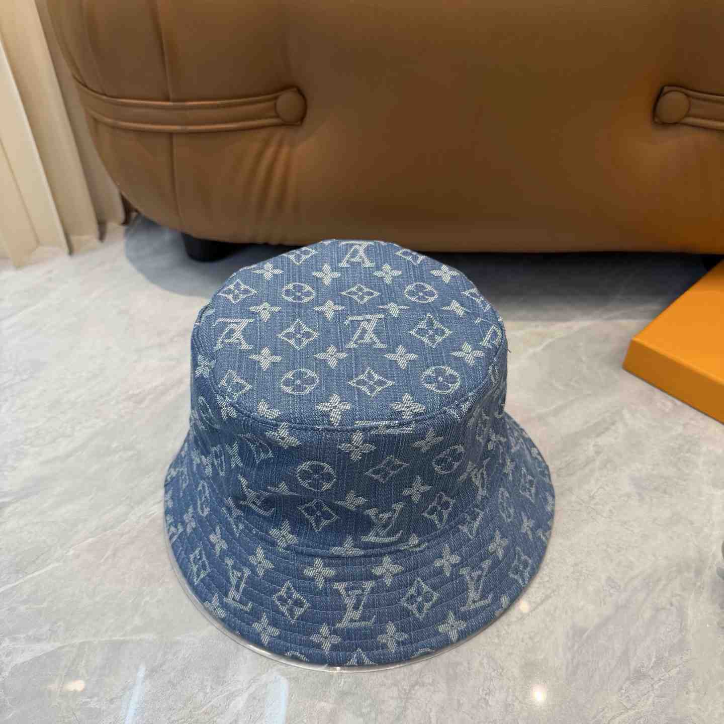 Louis Vuitton Denim Bucket Hat - DesignerGu