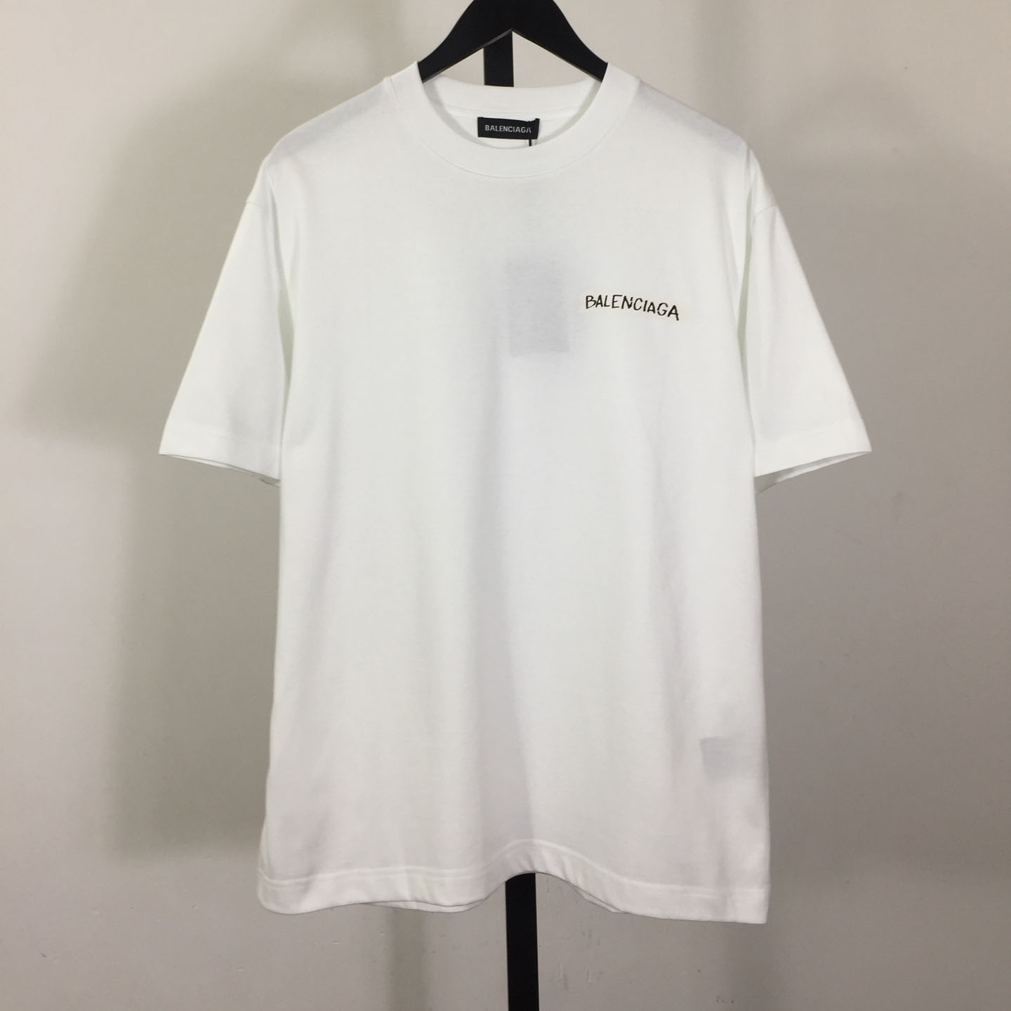 Balenciaga Logo Printed Crewneck T-Shirt - DesignerGu