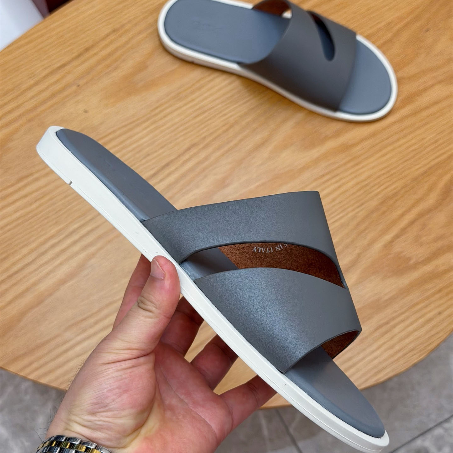 Loro Piana Pilat Plain Walk Sandal - DesignerGu
