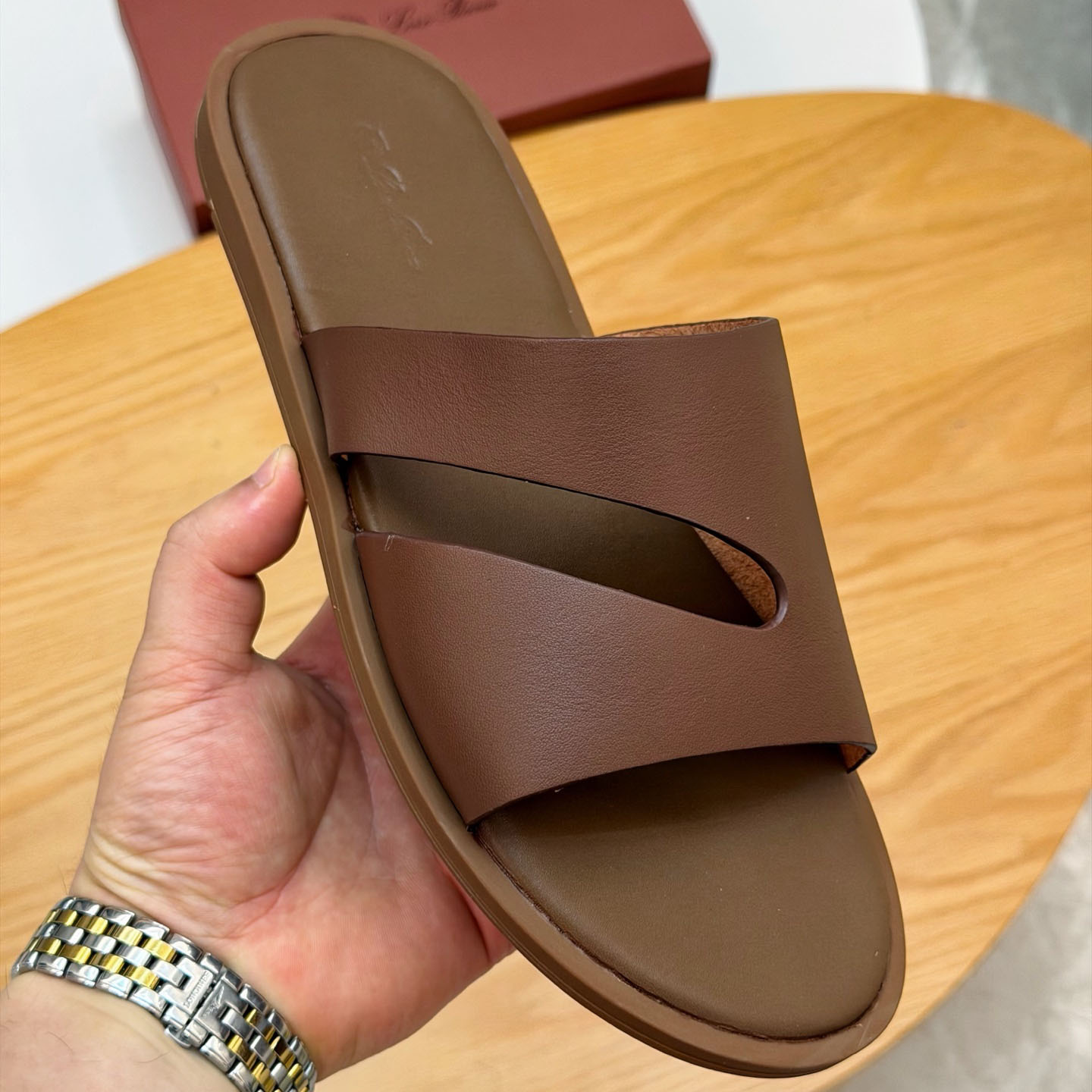 Loro Piana Pilat Plain Walk Sandal - DesignerGu