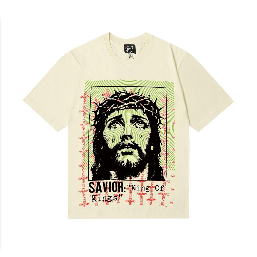 Hellstar Jesus T-Shirt  - DesignerGu