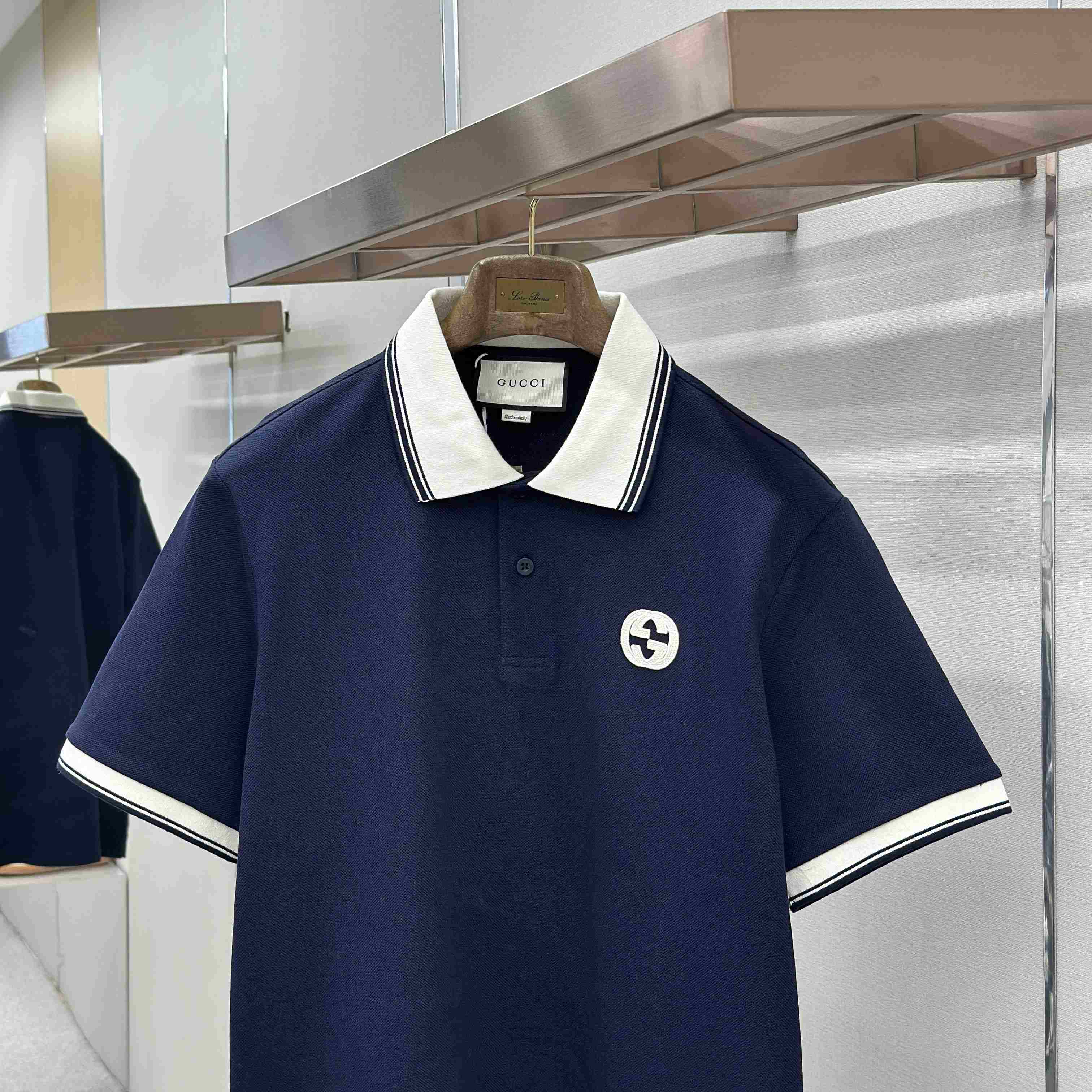 Gucci Interlocking G Piqué Polo Shirt - DesignerGu