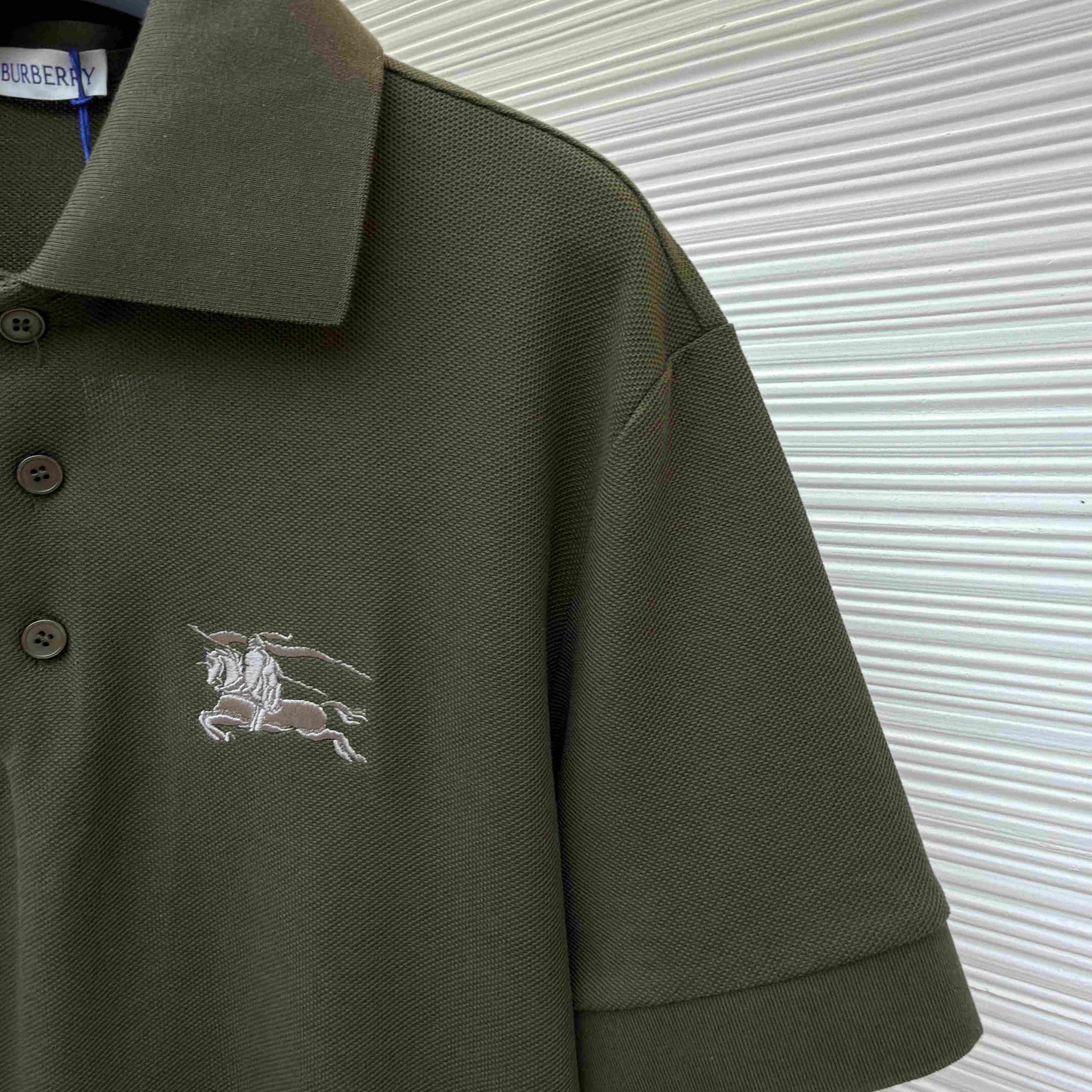 Burberry Knight Cotton Polo Shirt - DesignerGu