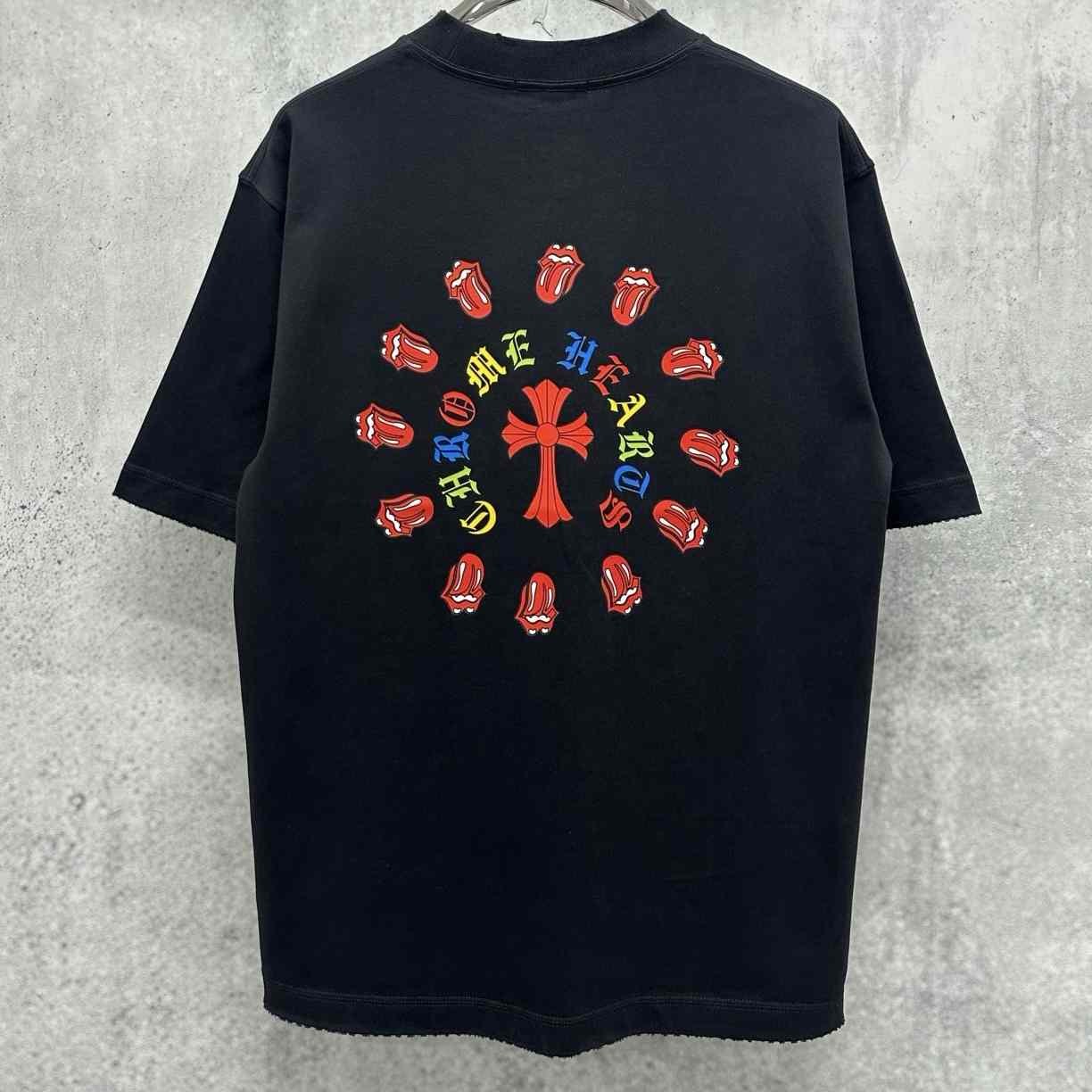 Chrome Hearts Printed Round Neck T-Shirt 'Black' - DesignerGu