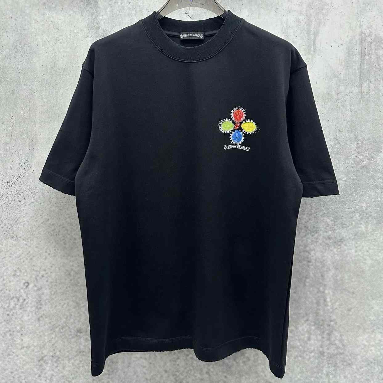 Chrome Hearts Printed Round Neck T-Shirt 'Black' - DesignerGu