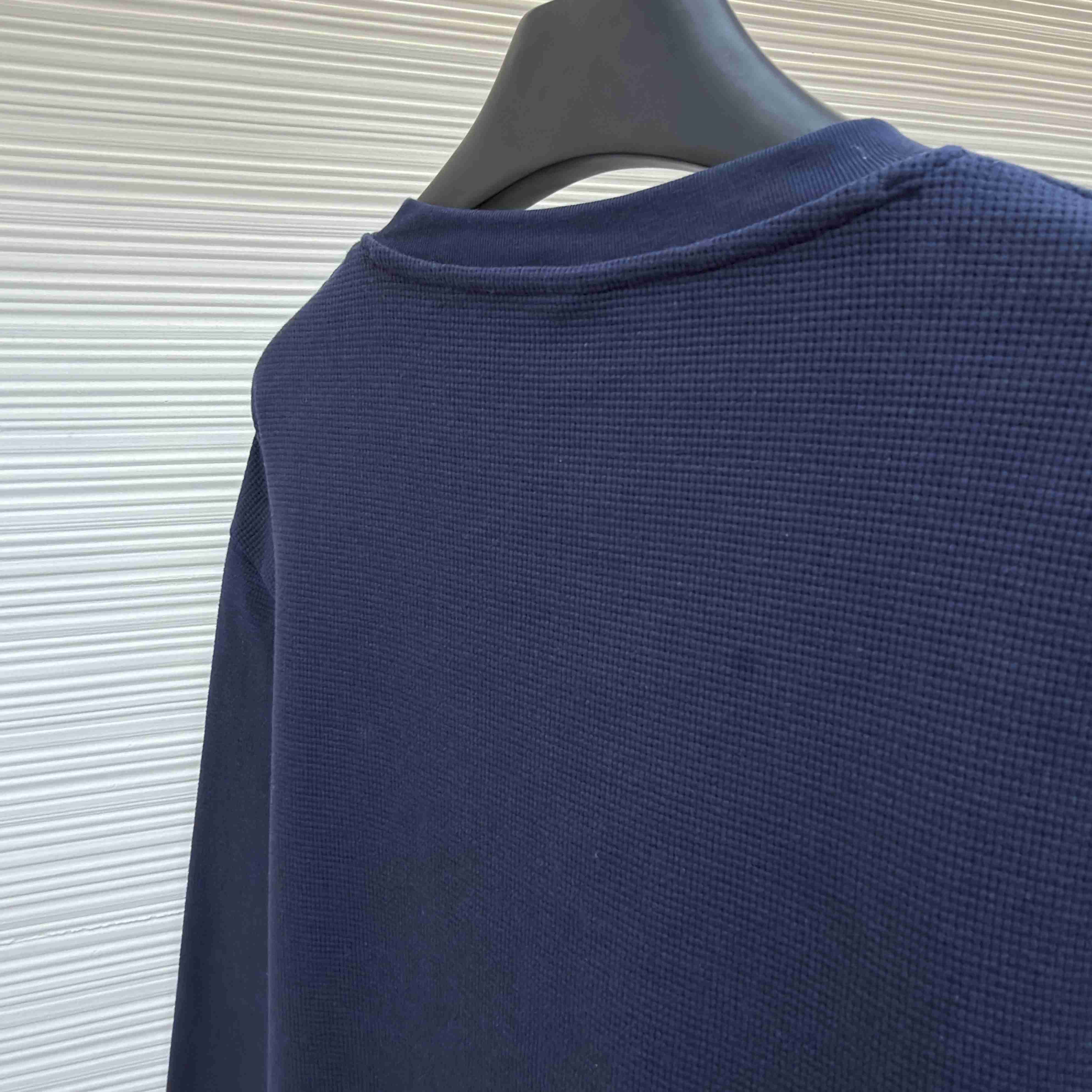 Chrome Hearts Waffle Henley Collar Long Sleeves - DesignerGu