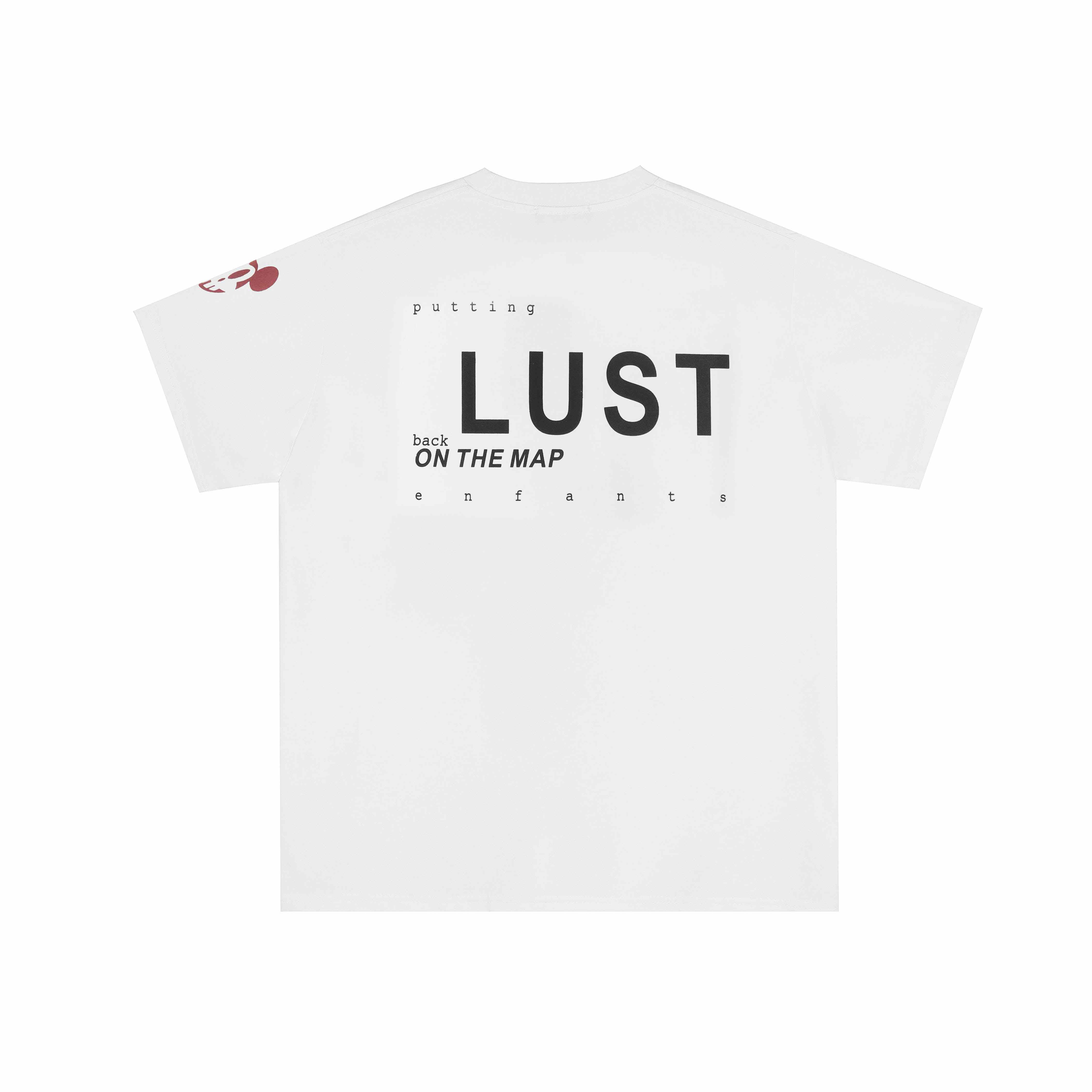 Enfants Riches Déprimés Lust Logo Print Cotton Jersey T-Shirt  White - DesignerGu