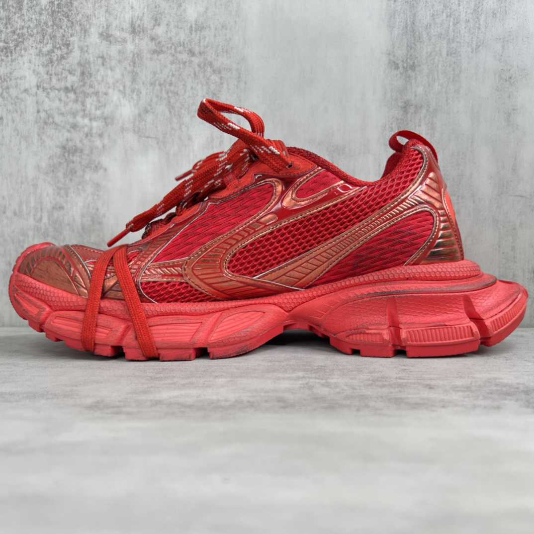 Balenciaga 3XL Sneaker 'Worn-Out - Red' - DesignerGu