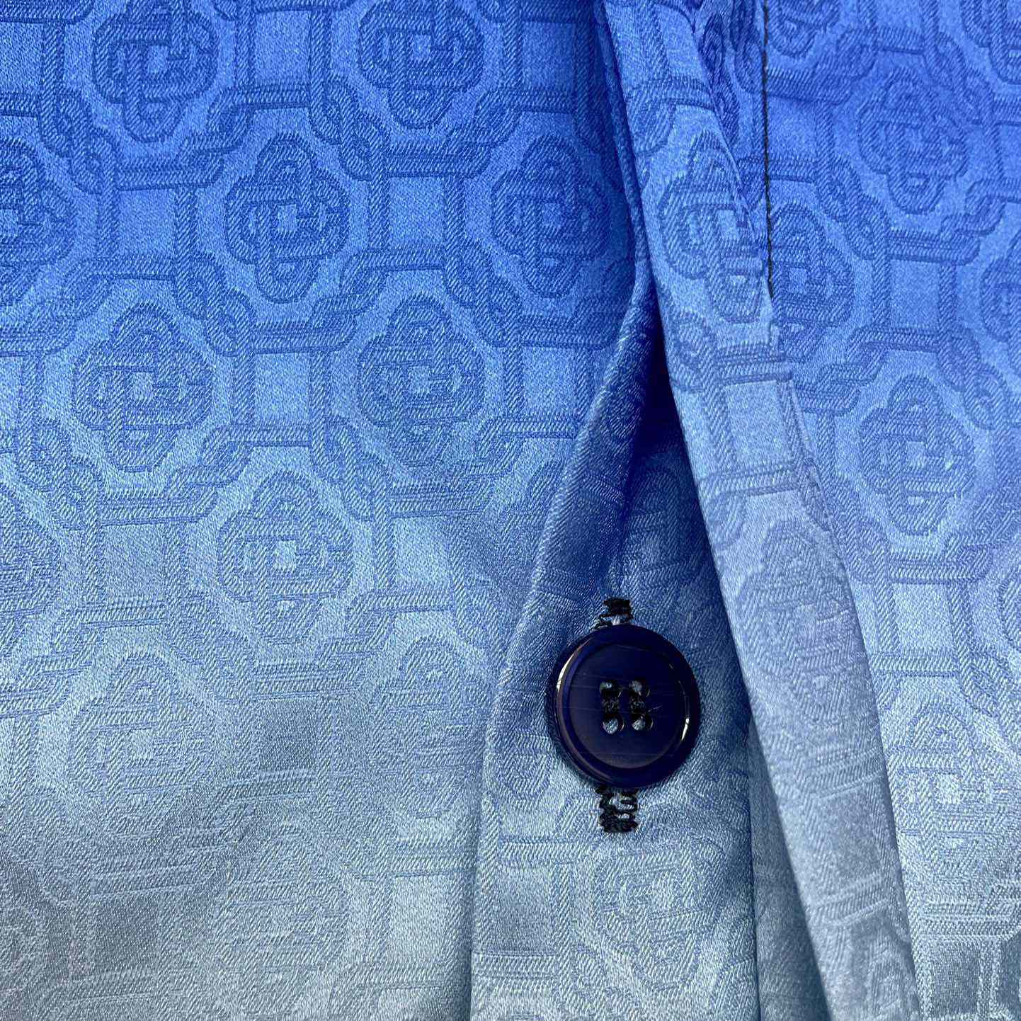 Casablanca Studio De Musique Short Sleeve Silk Shirt CA3448 - DesignerGu