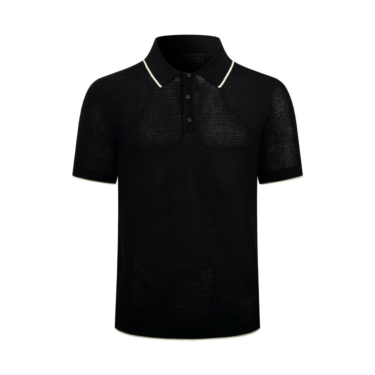 Prada Silk And Cotton Polo Shirt - DesignerGu