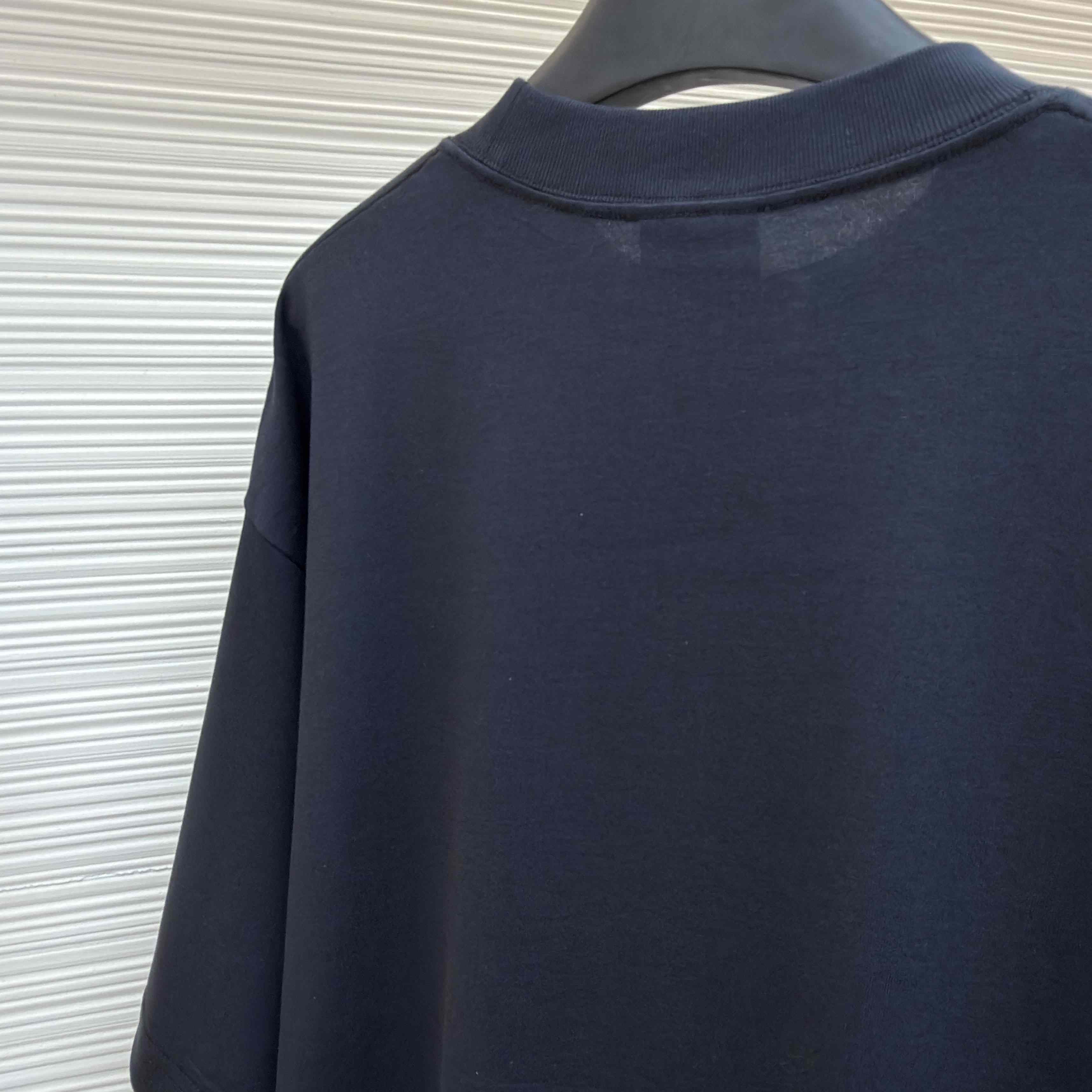 Balenciaga  Nano BB Logo Oversized T-Shirt - DesignerGu