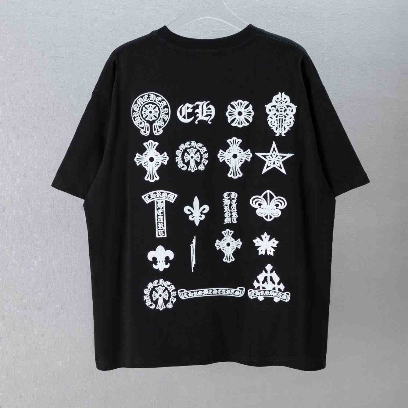 Chrome Hearts  Multi Logo T-Shirt 'Black' - DesignerGu
