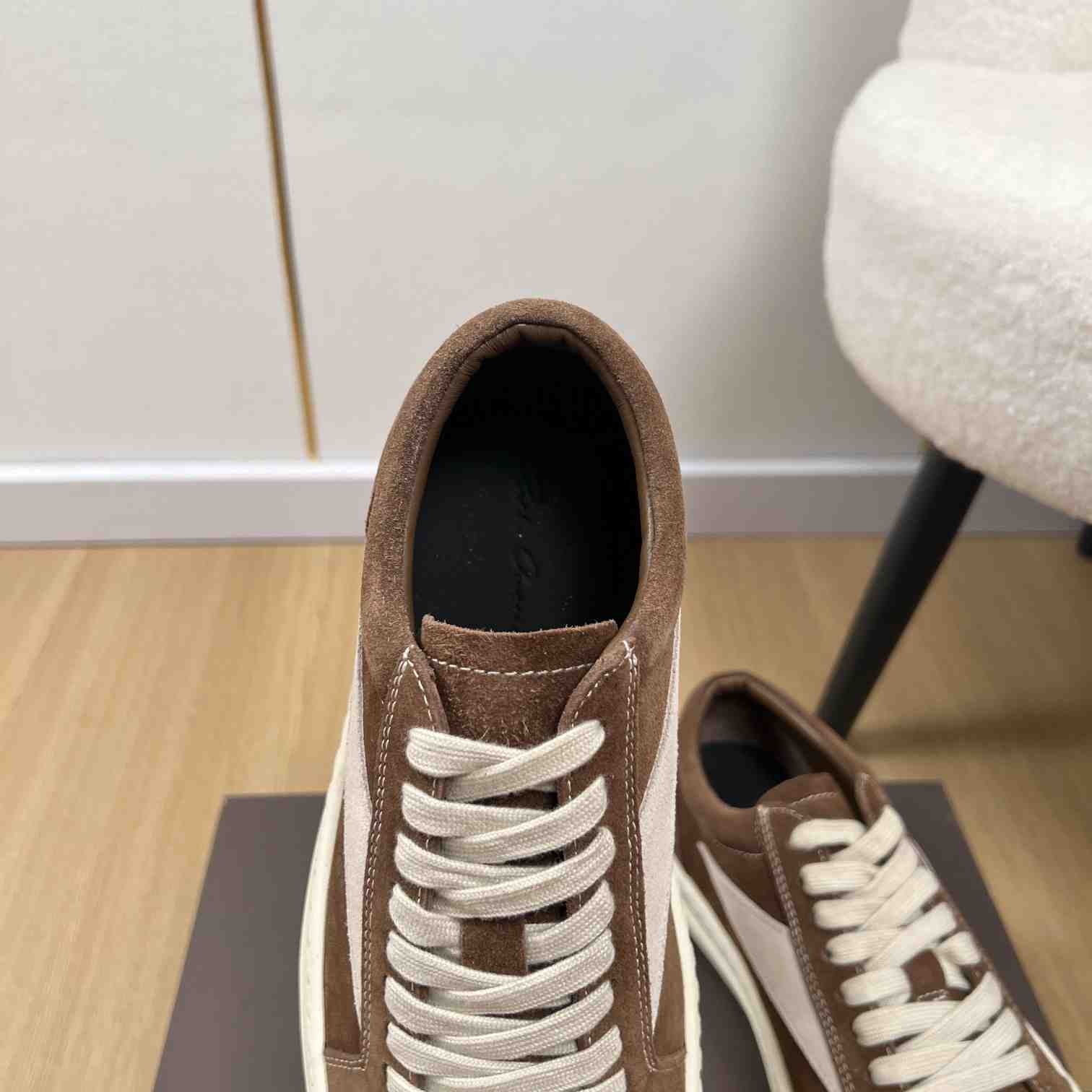 Rick Owens  Luxor Vintage Low 'Dust Milk' - DesignerGu