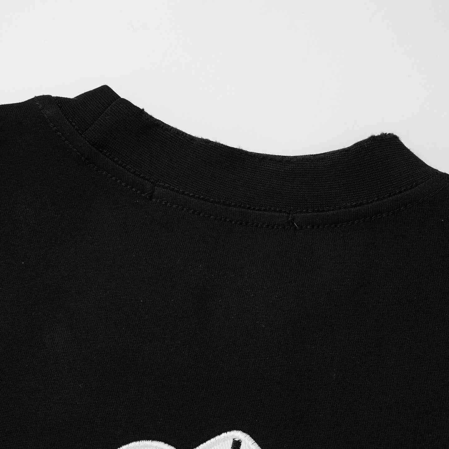 Chrome Hearts Cotton Cross Stitch T-Shirt 'Black' - DesignerGu