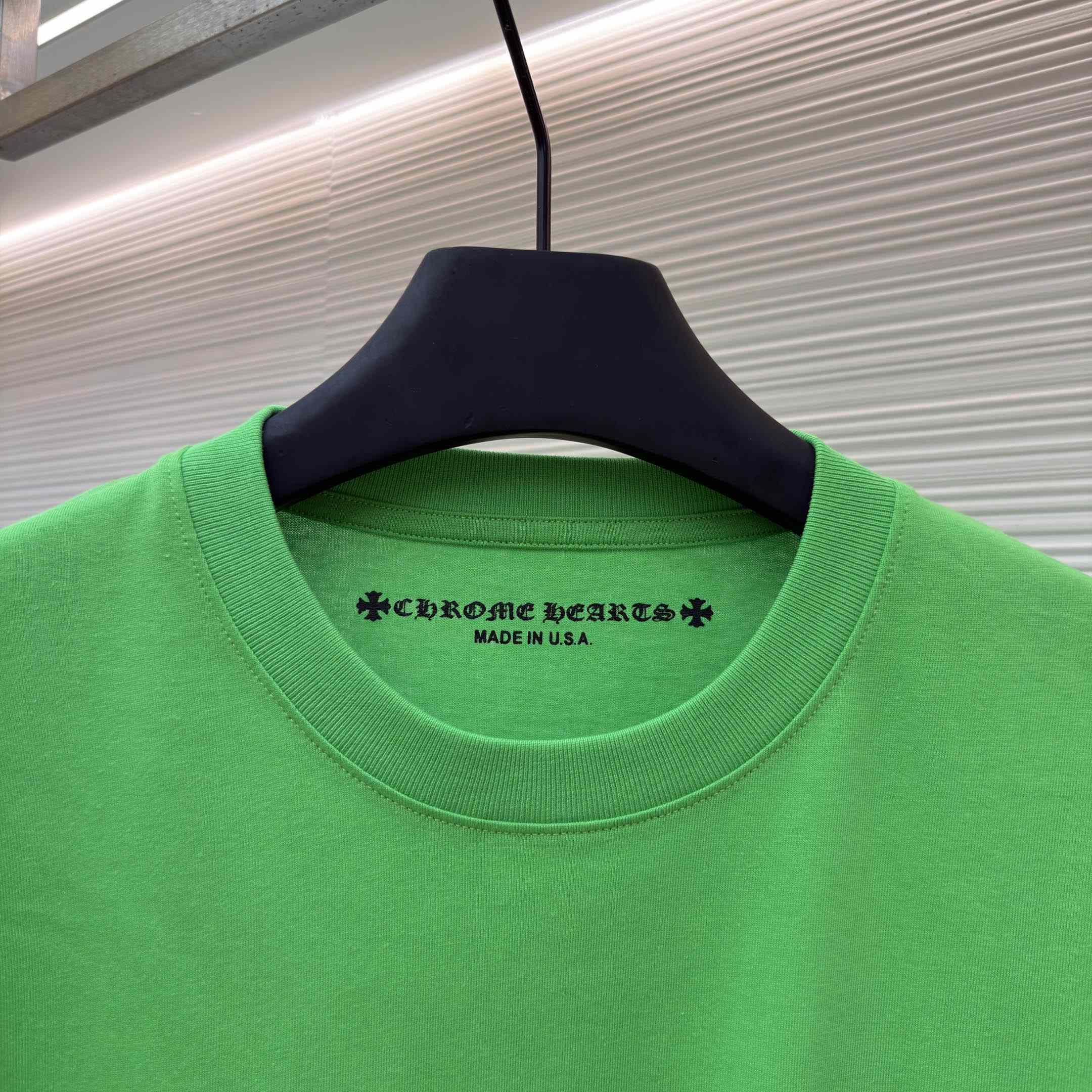Chrome Hearts x Matty Boy Sex Records Long-Sleeve T-Shirt 'Green' - DesignerGu