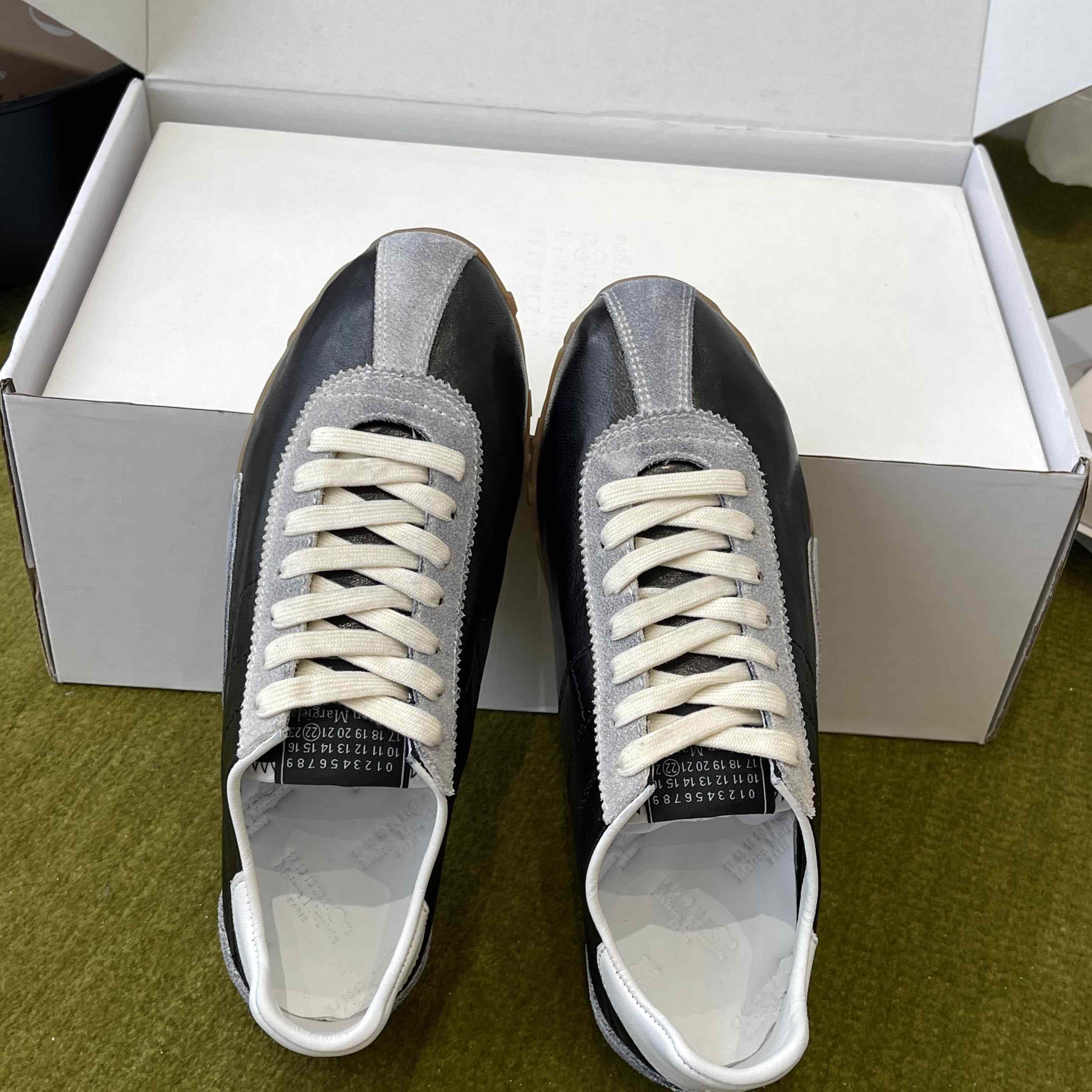 Maison Margiela Black Sprinters Sneakers - DesignerGu