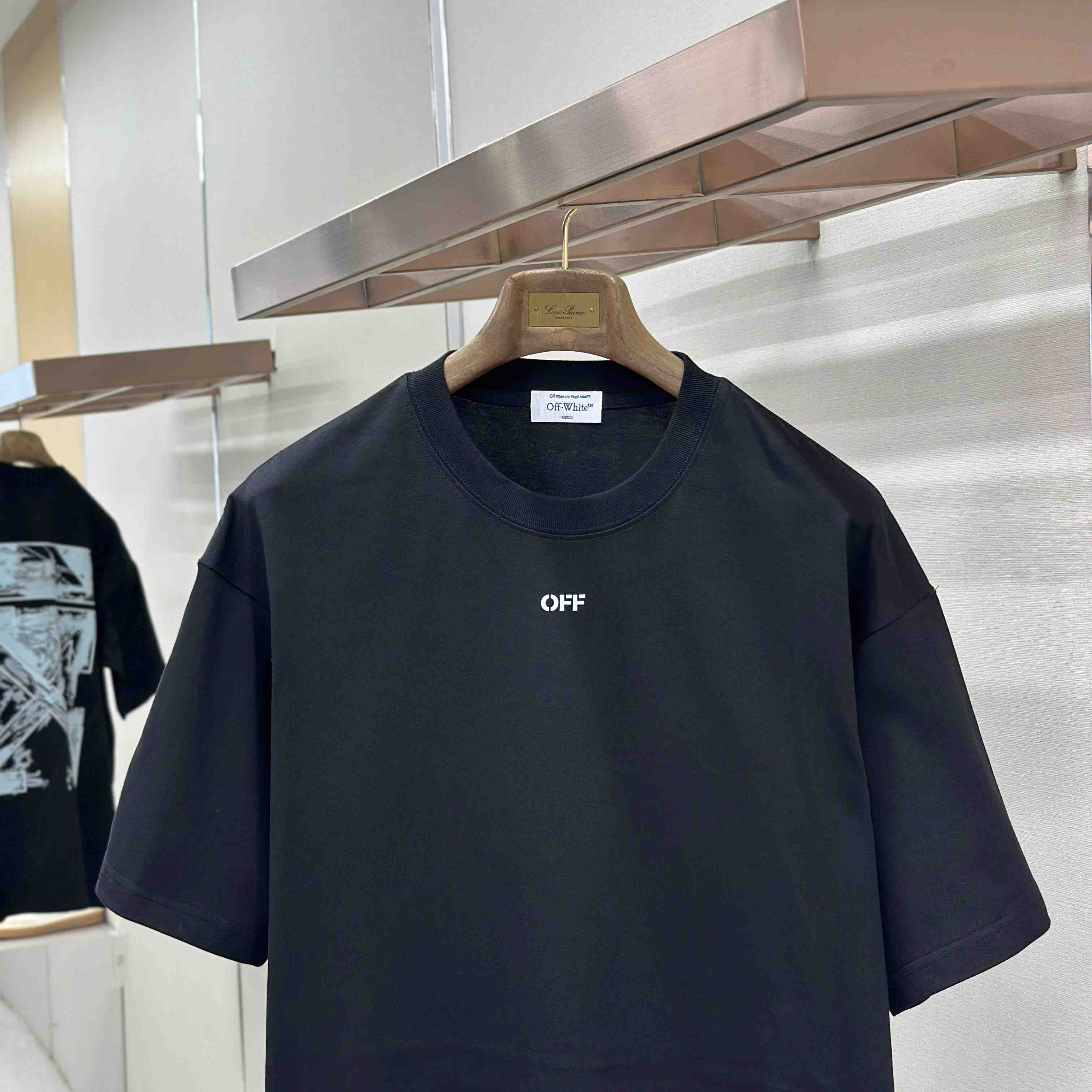 Off-White Art Print Twill T-Shirt - DesignerGu