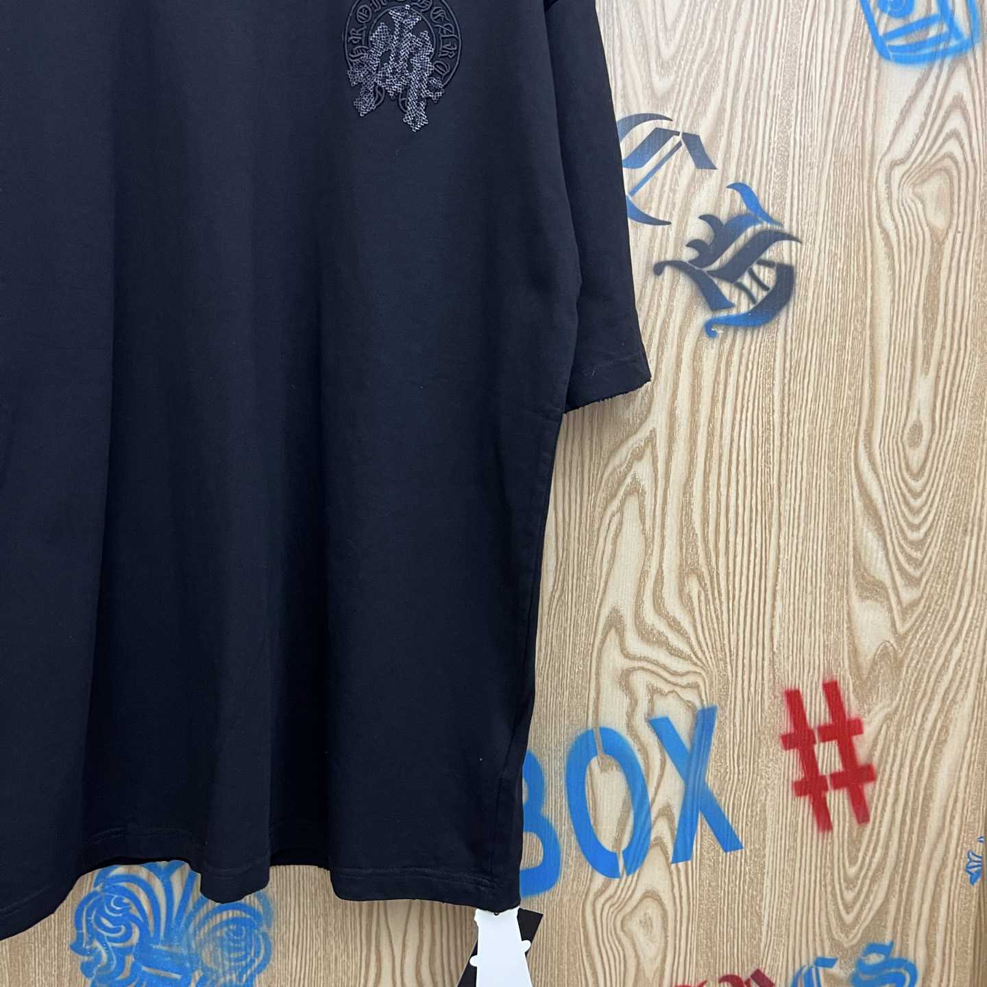 Chrome Hearts Embroidered Letter Logo T-Shirt 'Black' - DesignerGu