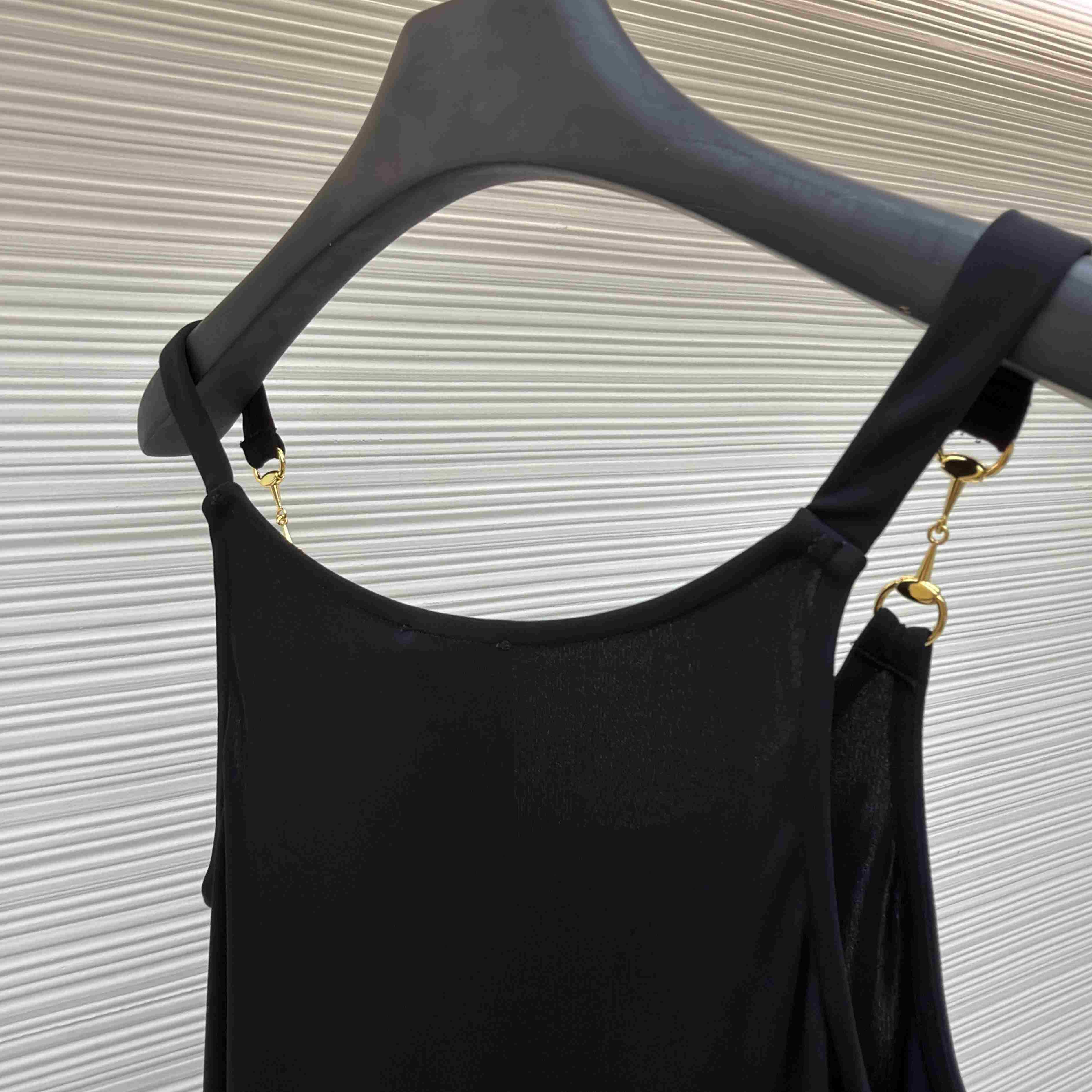 Gucci Viscose Crêpe Jersey Top With Horsebit - DesignerGu