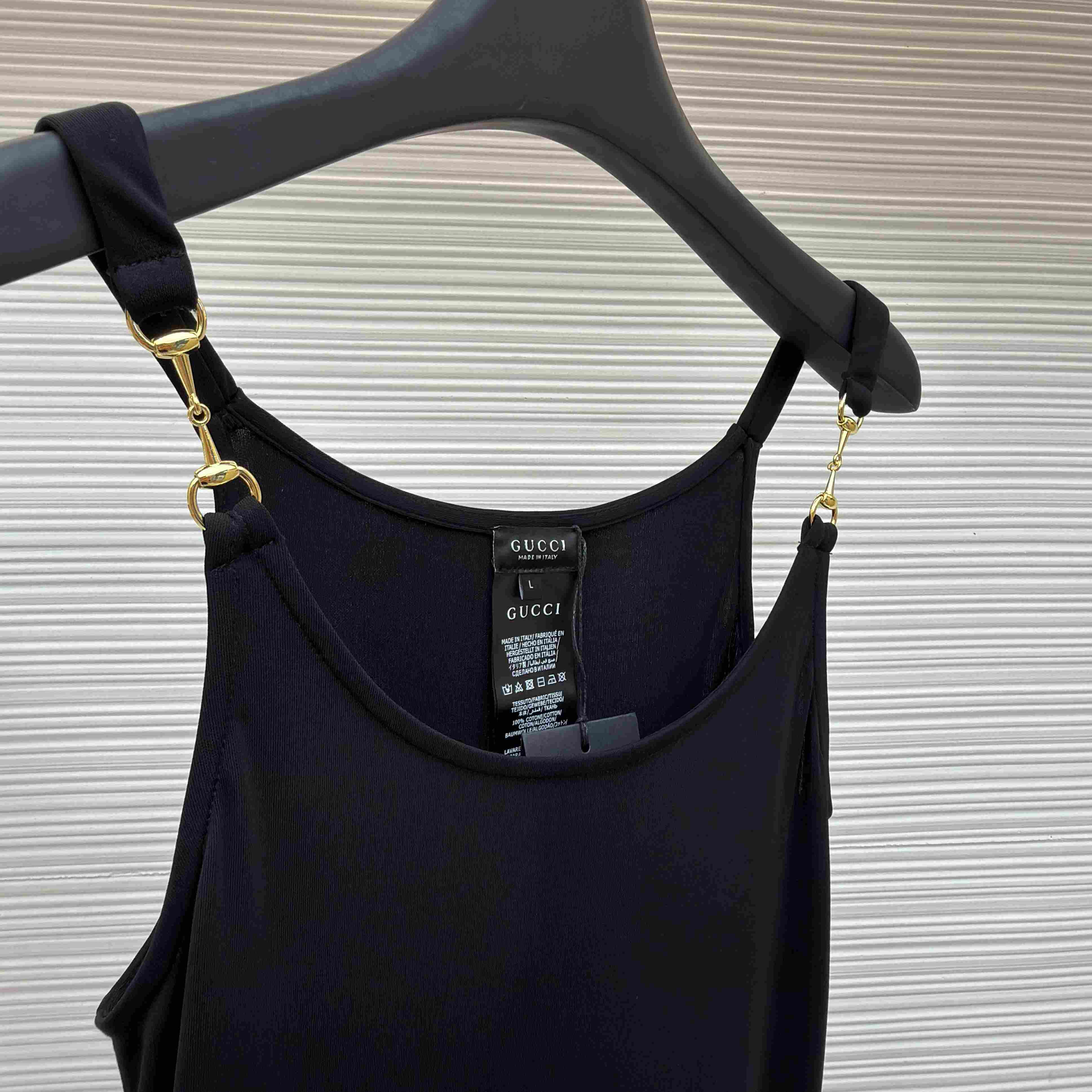 Gucci Viscose Crêpe Jersey Top With Horsebit - DesignerGu