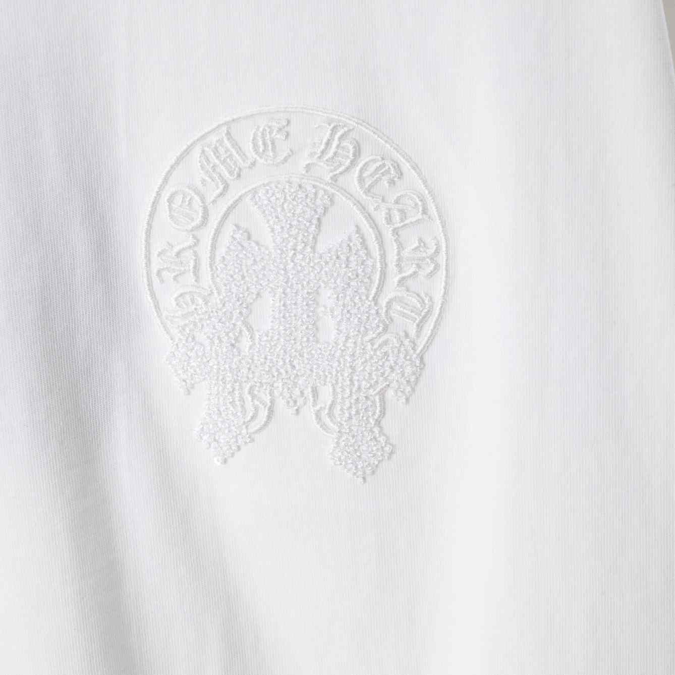 Chrome Hearts Embroidered Letter Logo T-Shirt 'White' - DesignerGu