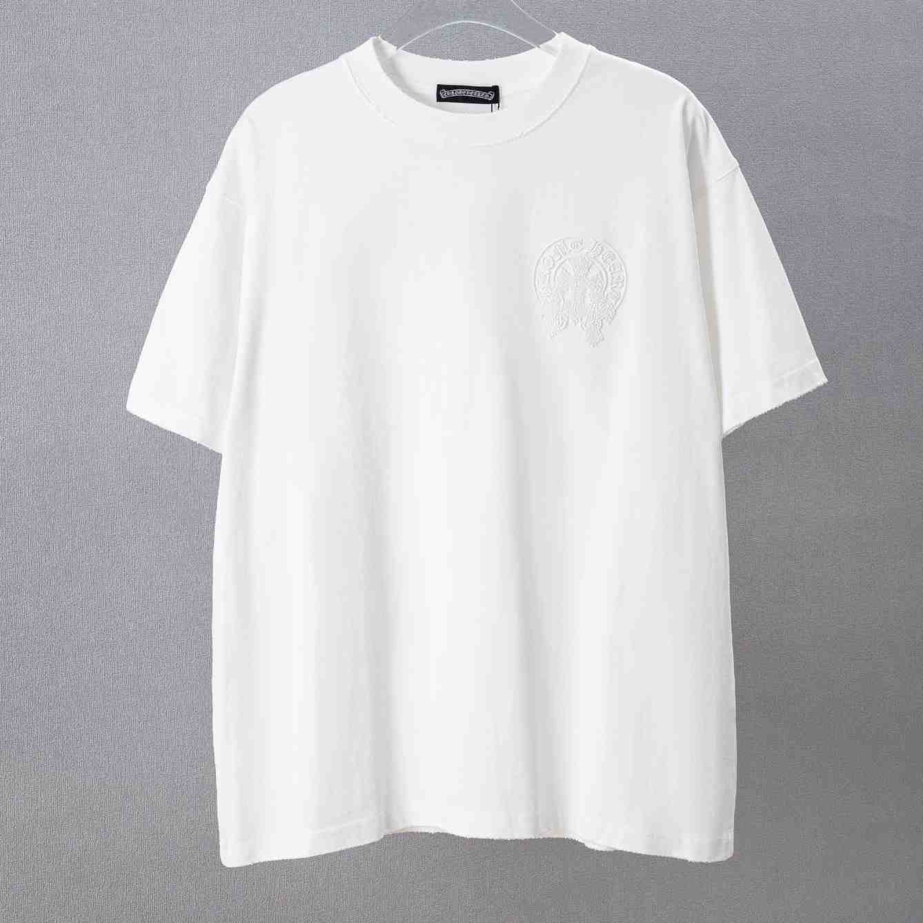 Chrome Hearts Embroidered Letter Logo T-Shirt 'White' - DesignerGu