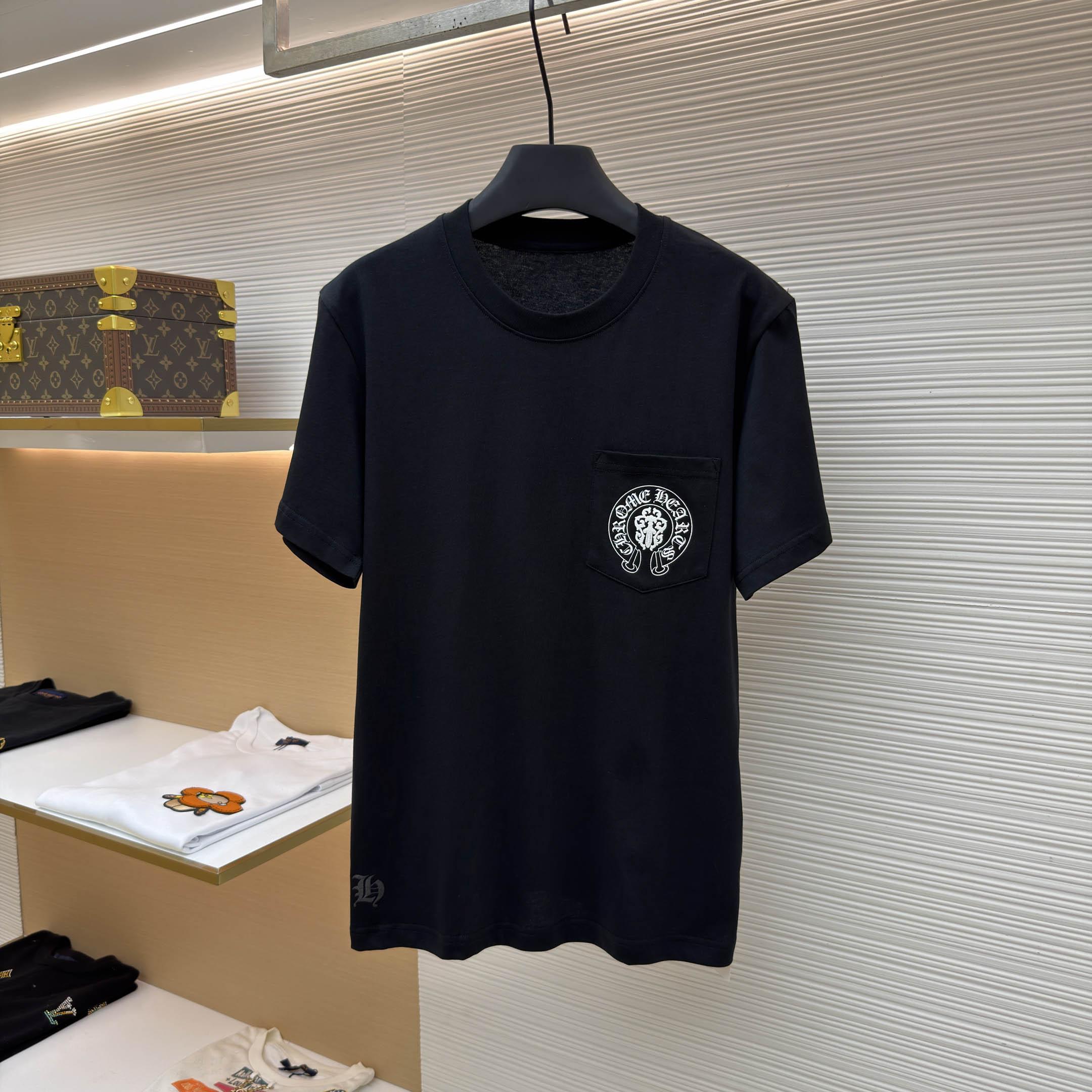 Chrome Hearts American Flag T-Shirt 'Black' - DesignerGu