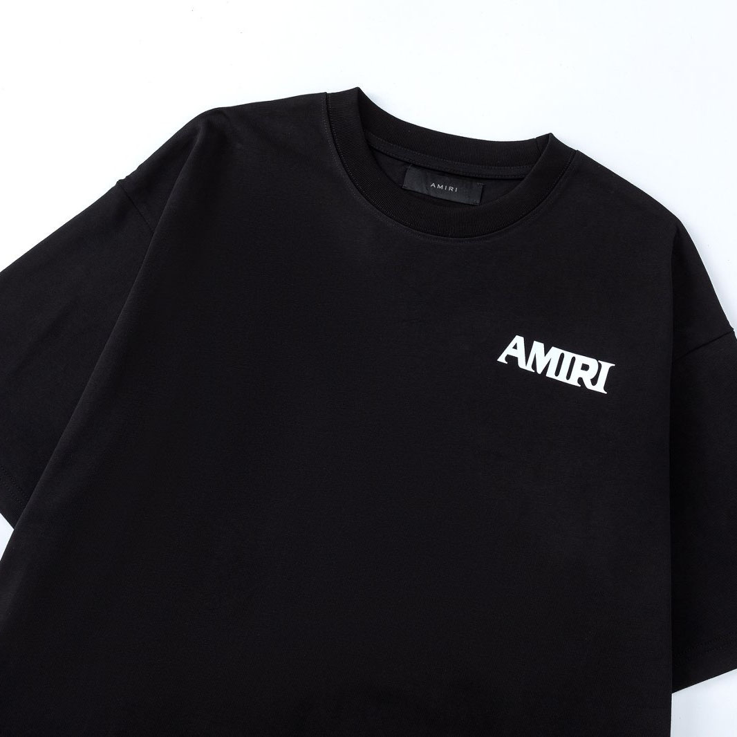 Amiri Sport Tee 'Black' - DesignerGu