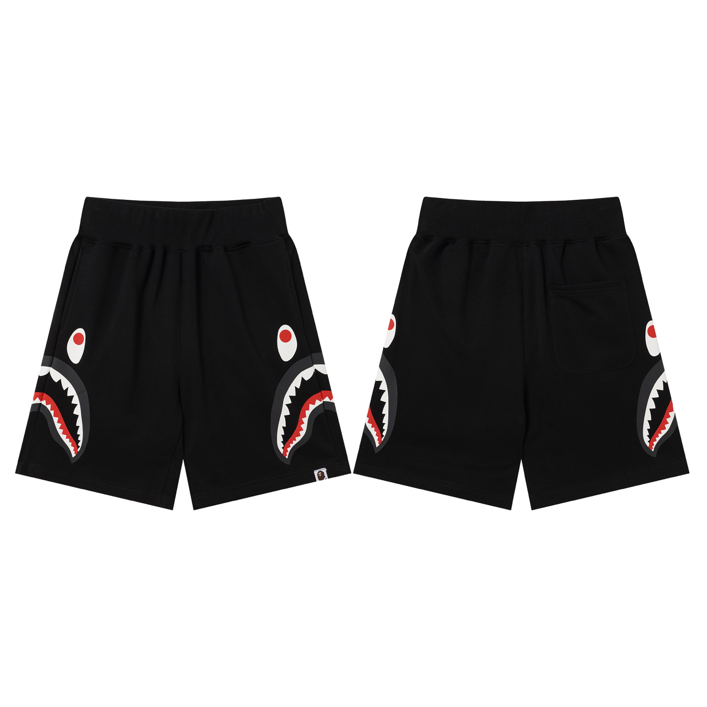Bape Shark Wide Sweat Shorts - DesignerGu