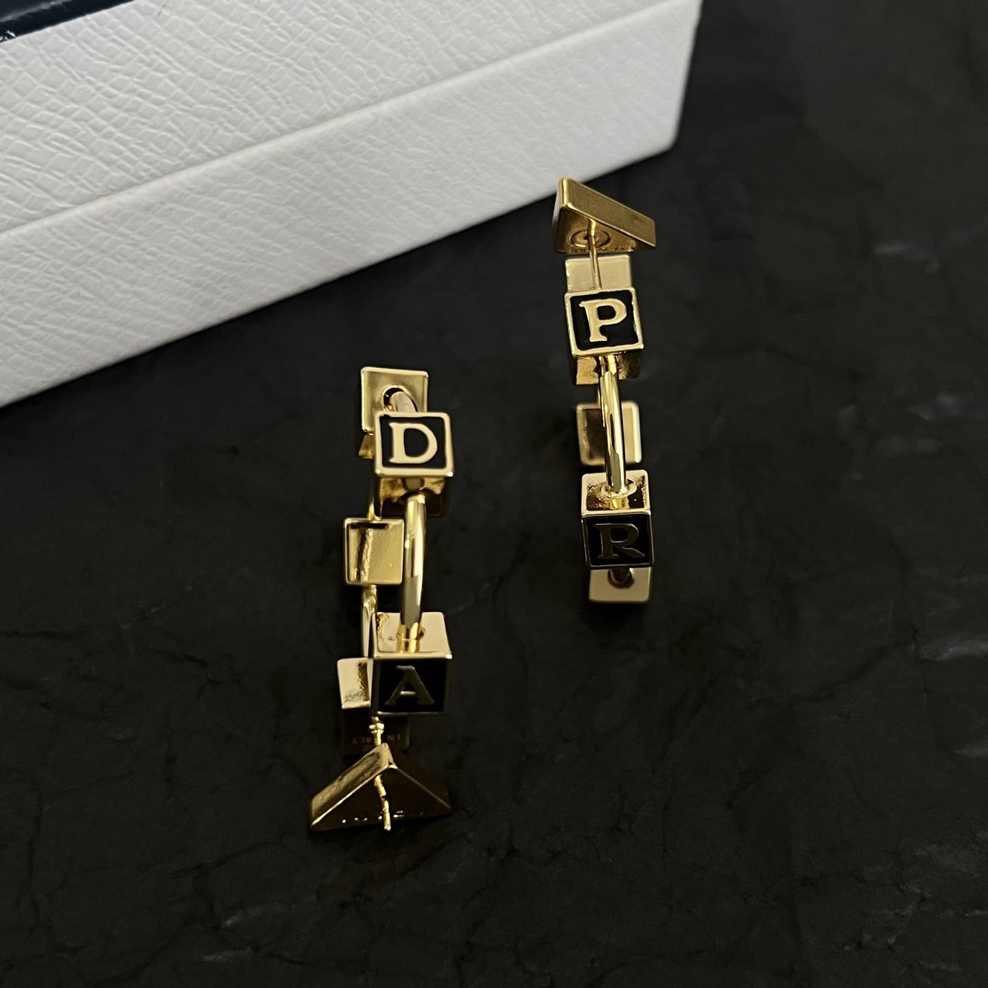 Prada Metal Earrings - DesignerGu