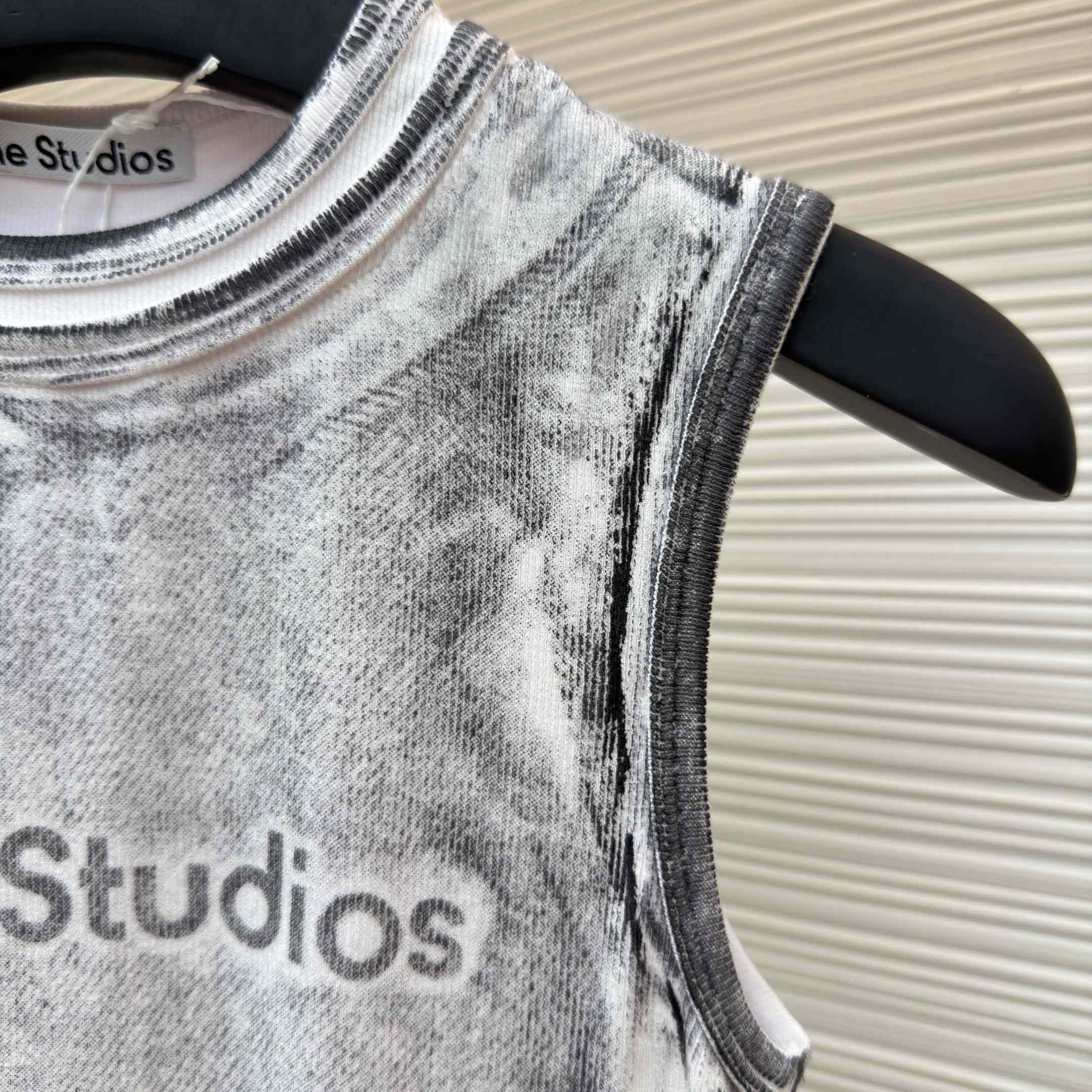 Acne Studios Layered Logo Tank Top - DesignerGu